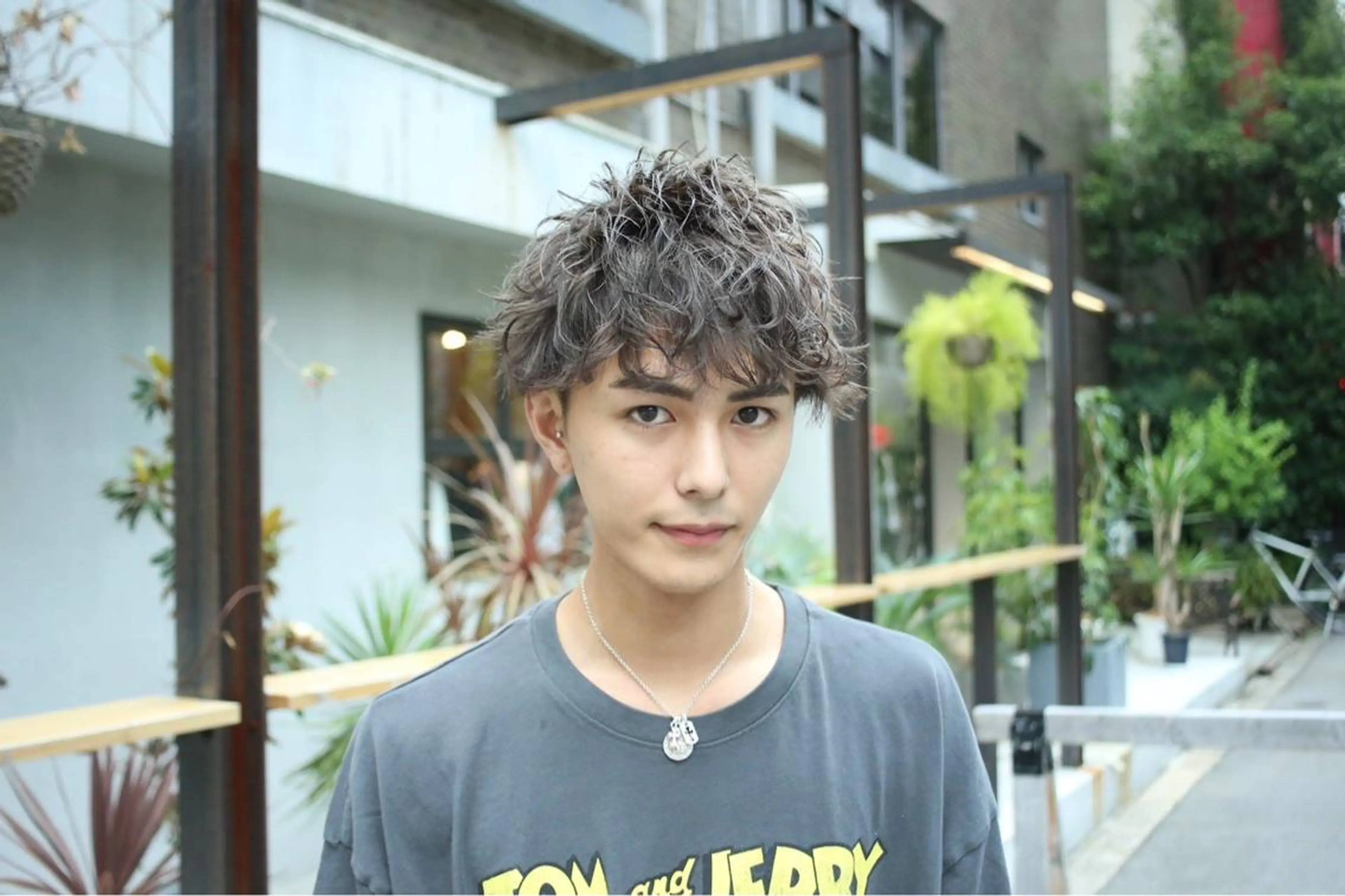 ショート カラー パーマ ヘアアレンジ メンズ キッズ ネイル マツエク・マツパ アイブロウ ショートボブ メンズバレイヤージュ メンズブリーチ メンズハイライト メンズハイトーン PERCUT大阪堀江店所属・メンズヘアのカリスマ 北地 空のヘアスタイル