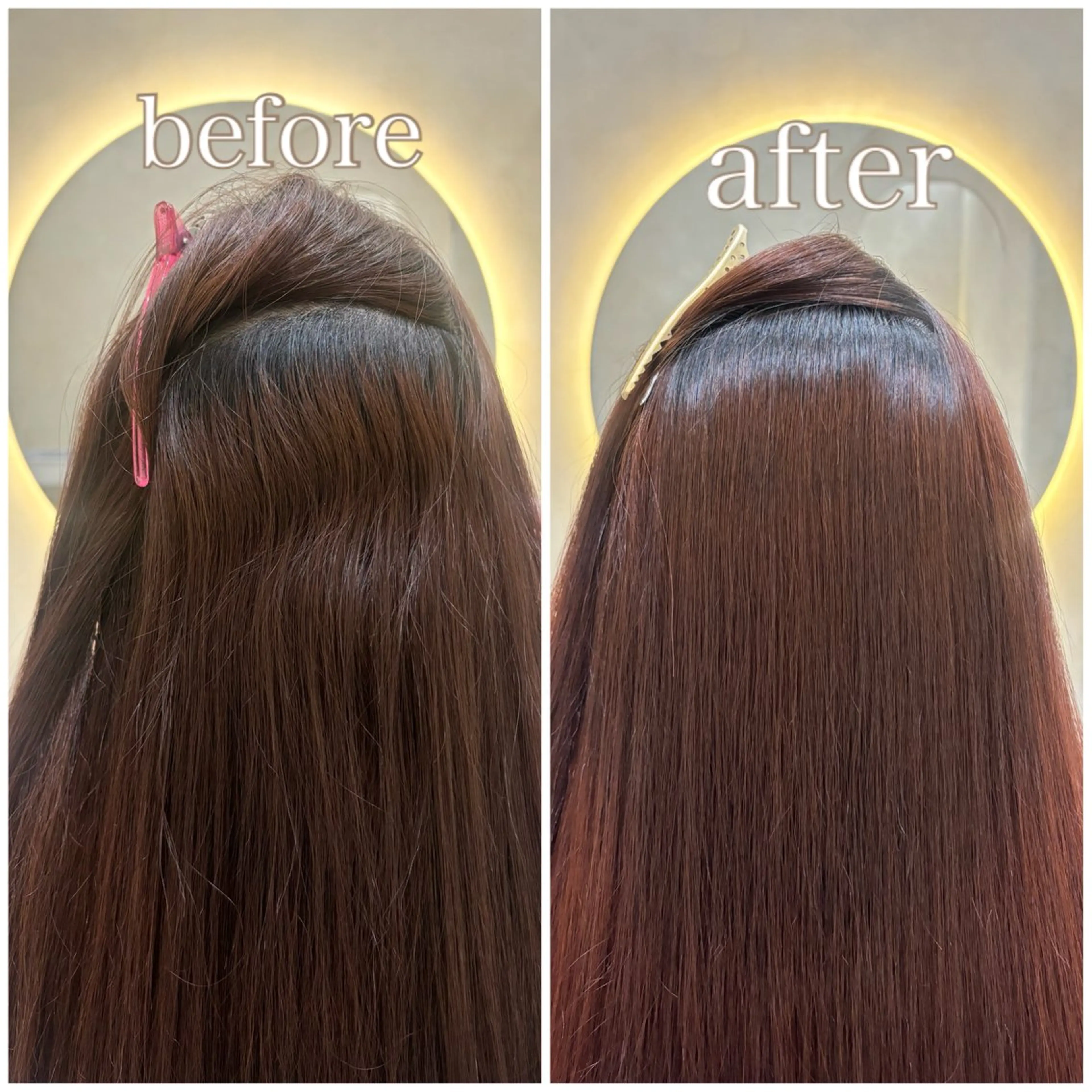 セミロング カット 縮毛矯正 Yukie♡ Zinaのヘアスタイル