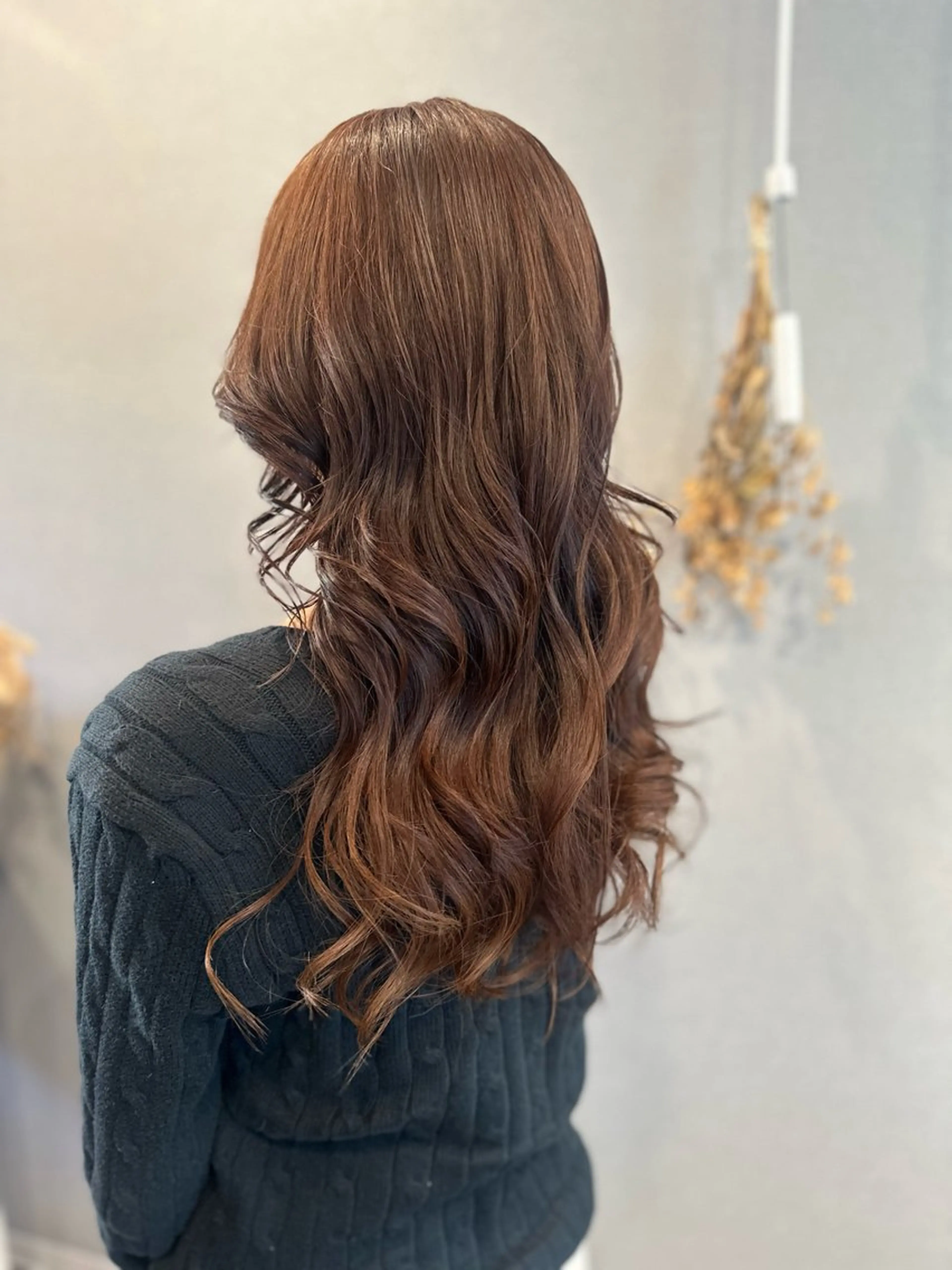 ロング カラー ロング カット ヘアカラー トリートメント K Harukaのヘアスタイル