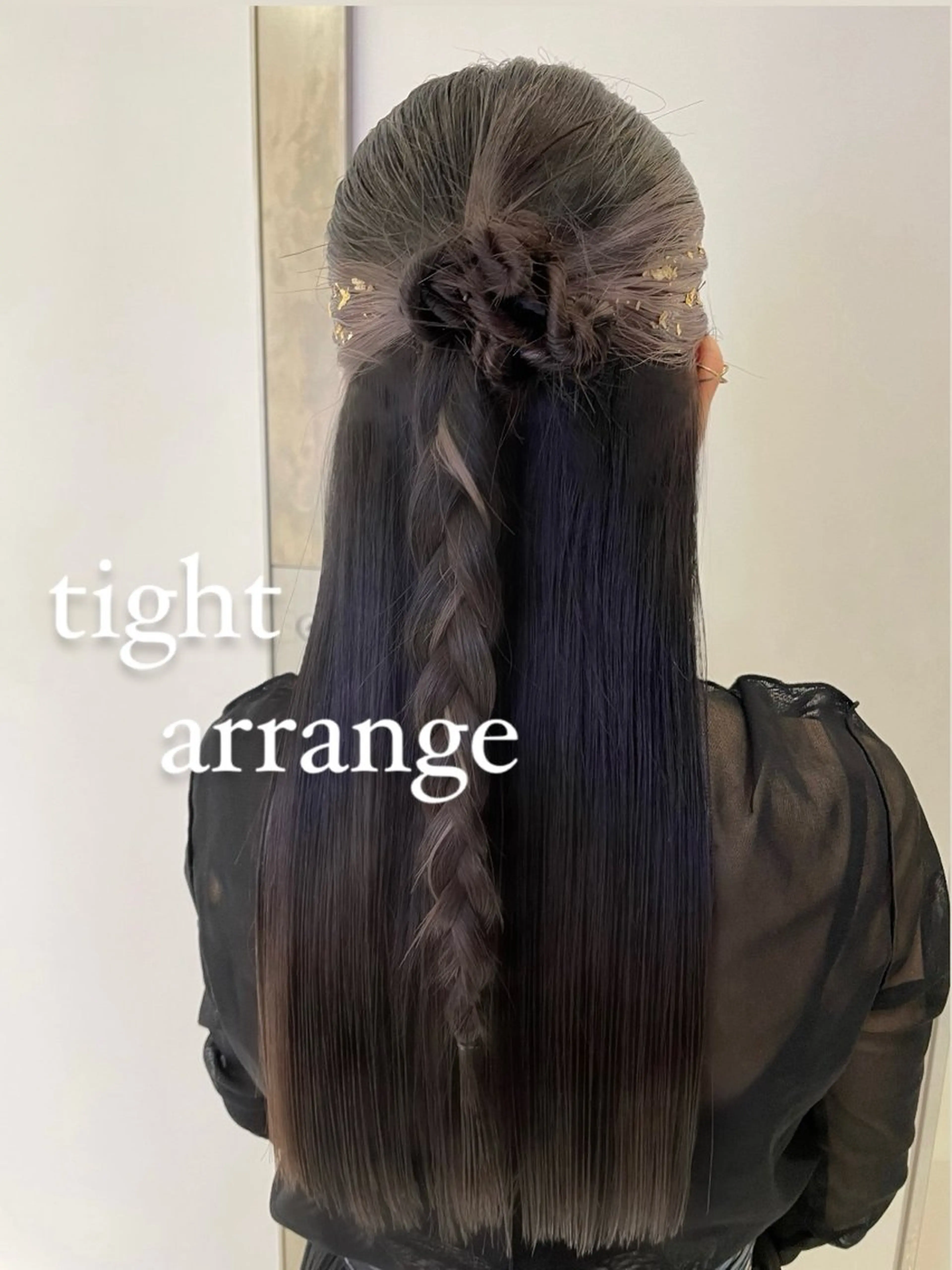 ロング ヘアアレンジ ハーフアップ 結婚式・ブライダル ヘアセット ボブパーマ ♡ヨシカワハナコのヘアスタイル