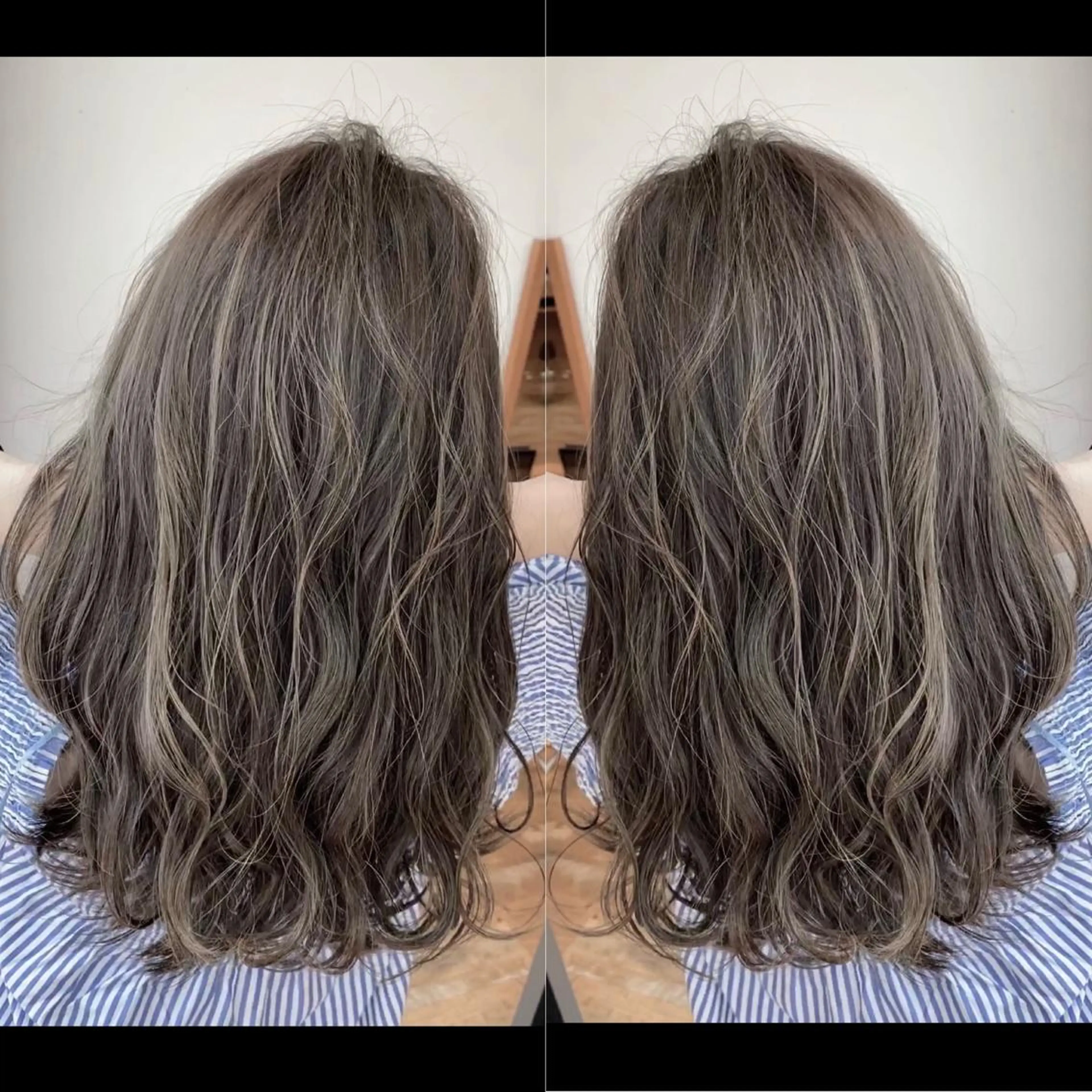 ロング カット ヘアカラー トリートメント 木下大地 HAIR  Oneのヘアスタイル