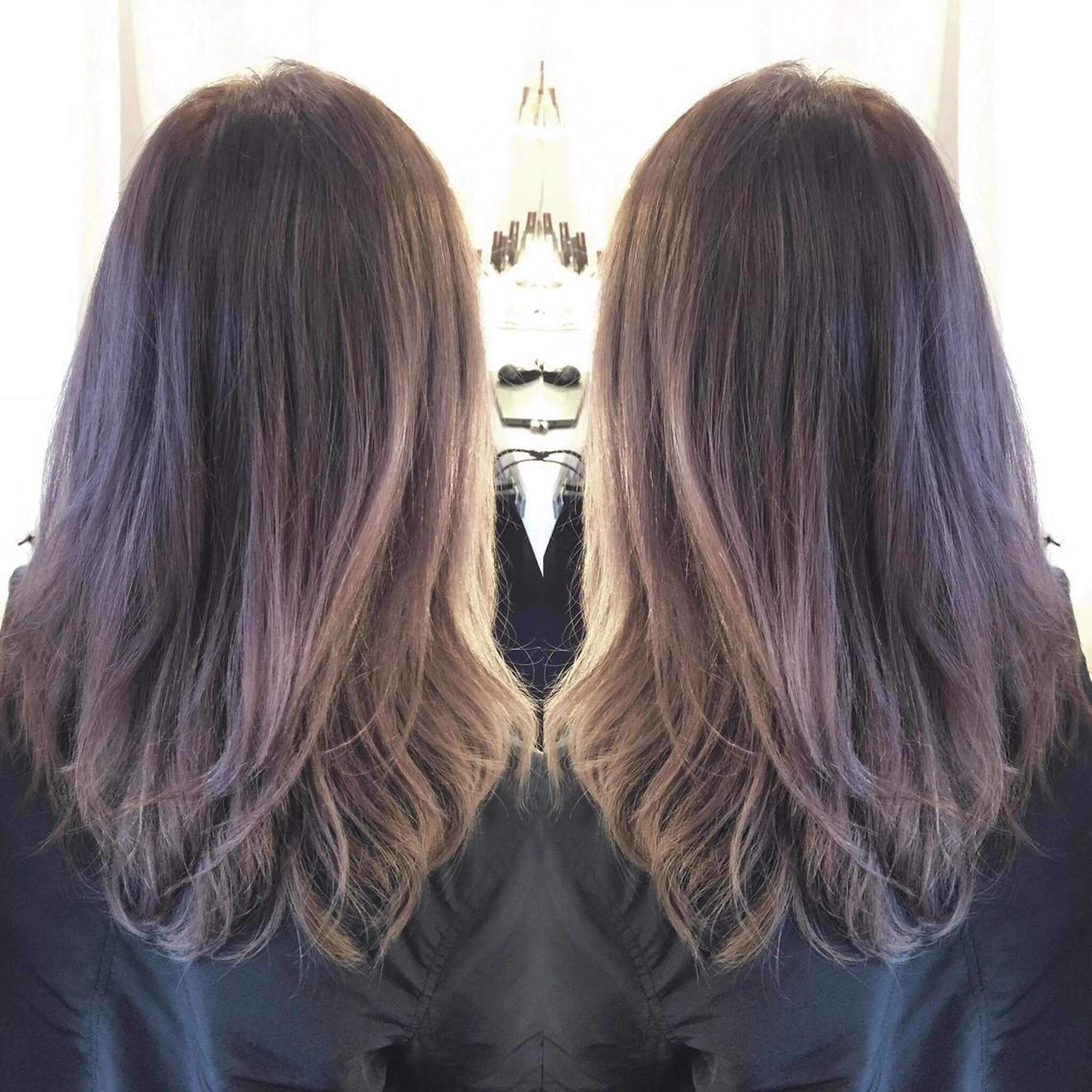 ミディアム セミロング カラー アッシュ グラデーションカラー ラベンダーカラー ラベンダーアッシュ Men's BIRTH by happiness 梅田中崎町店所属・メンズ特化美容師 カラー専門ぺーターのヘアスタイル