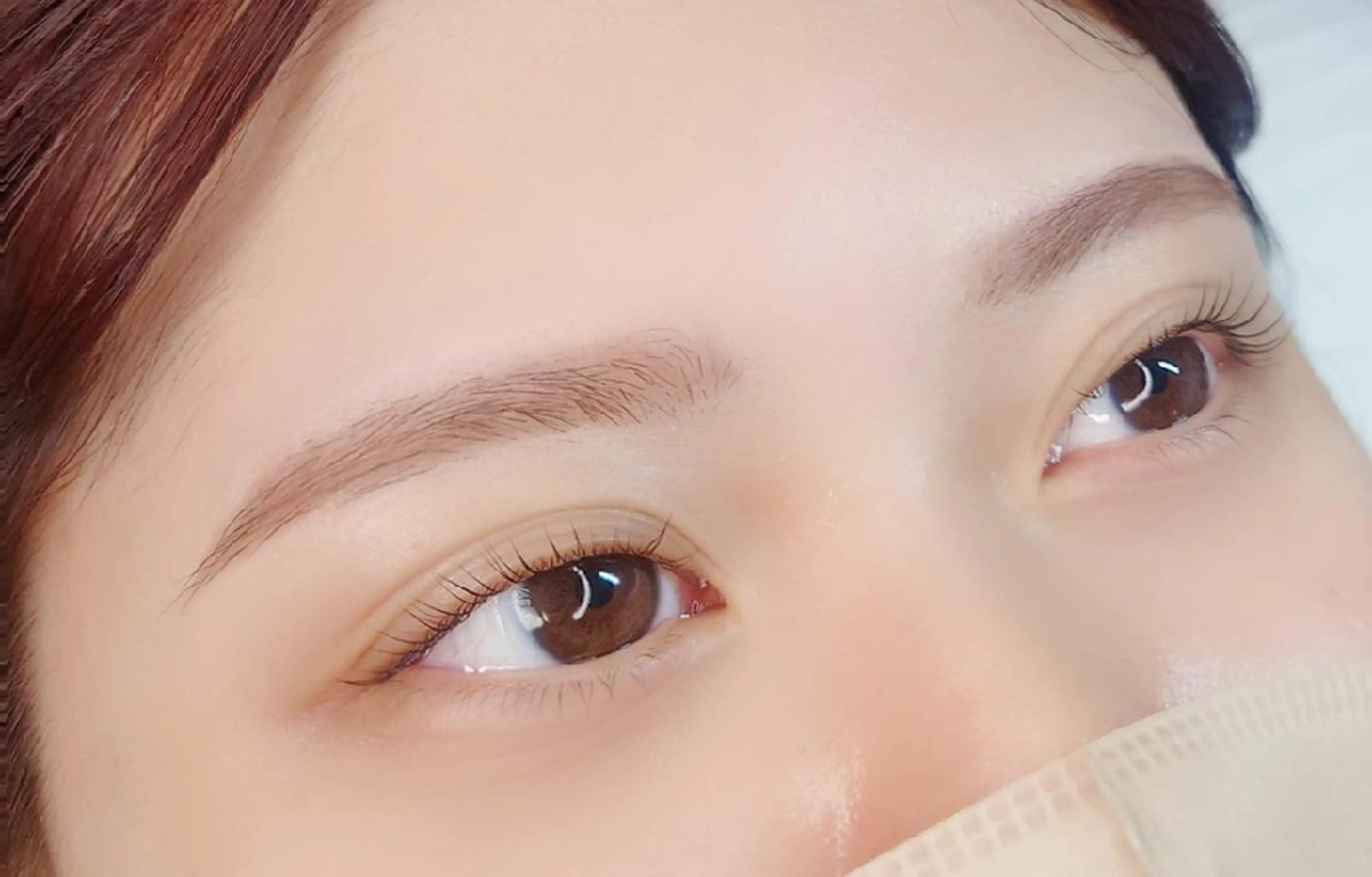 メンズ マツエク・マツパ アイブロウ メンズハイライト NAZ eyelash&eyebrow by medical salon所属・NAZ 表参道 Tomokoのマツエク・マツパデザイン