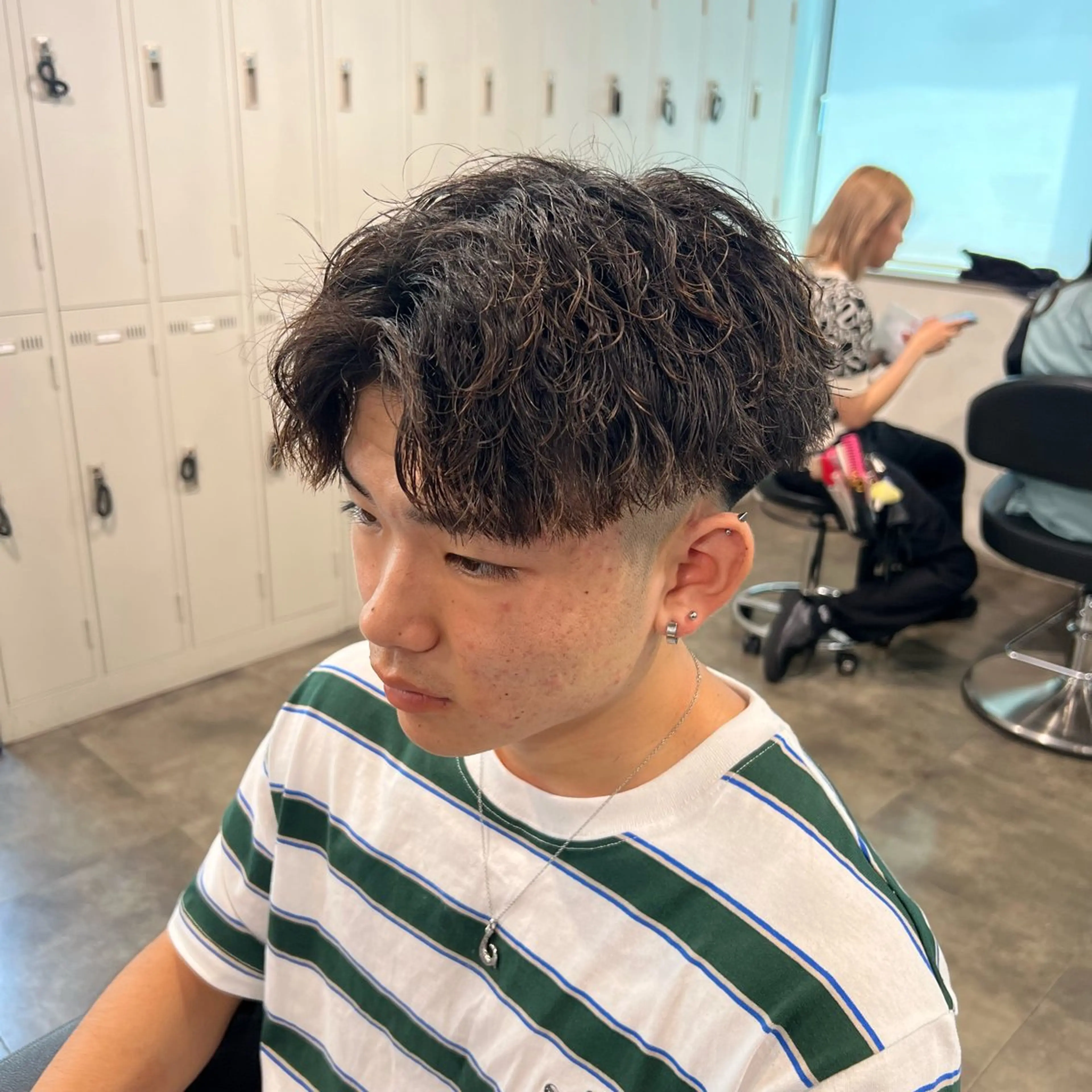 ショート カラー パーマ ヘアアレンジ メンズ キッズ 🔷横浜1のパーマ 職人🔷将太郎のヘアスタイル