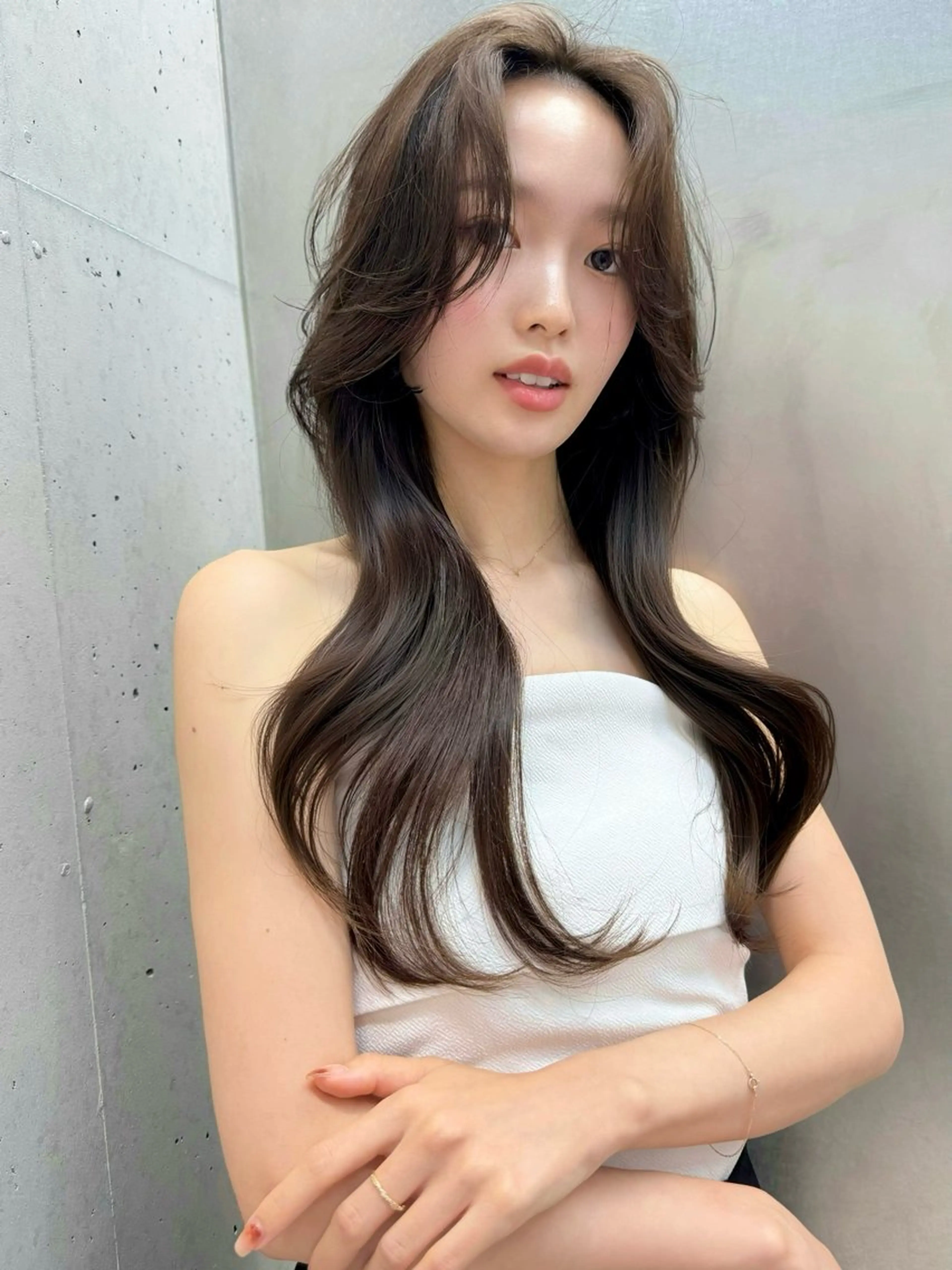 1日限定1枠🖤【メニューに迷ったらコレ！】カット+艶カラー+5step水光艶トリートメント💎の写真