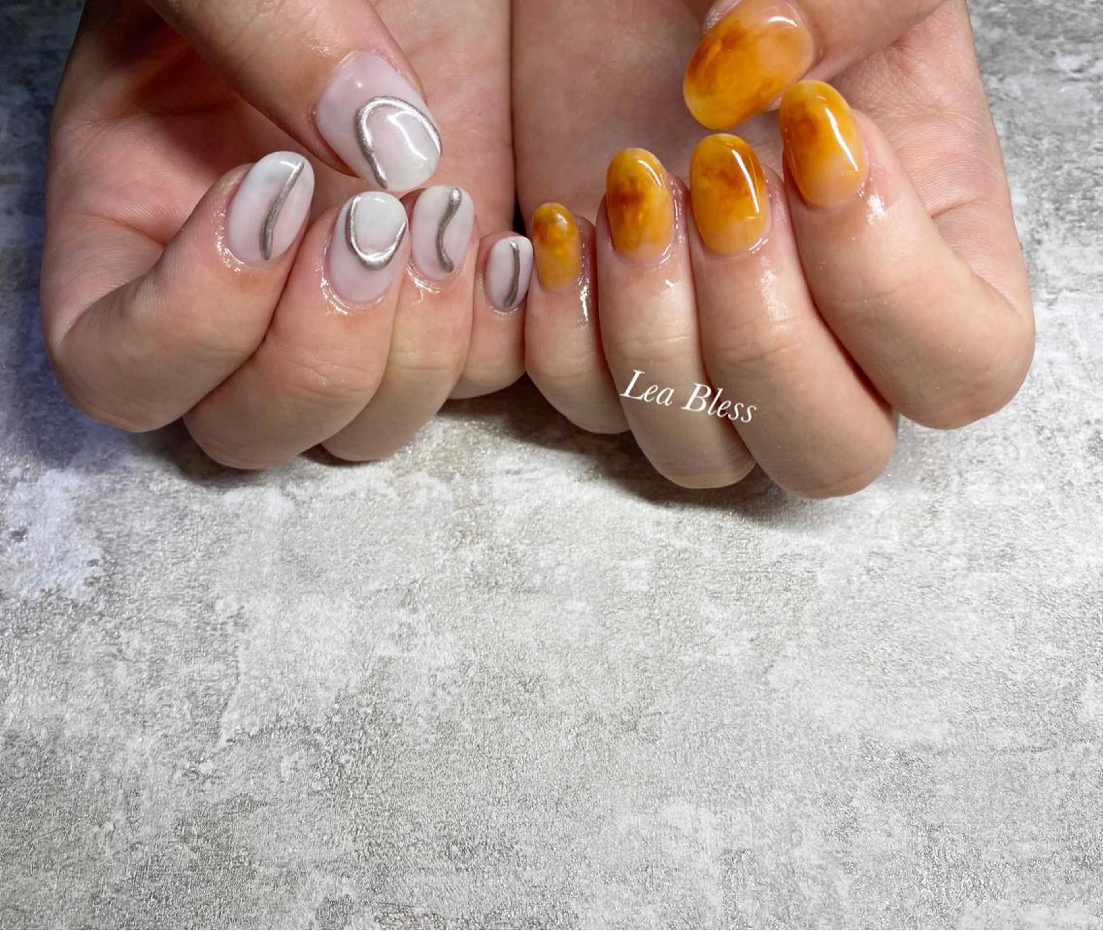 ネイル ハンドネイル Lea Bless 河原町のネイルデザイン