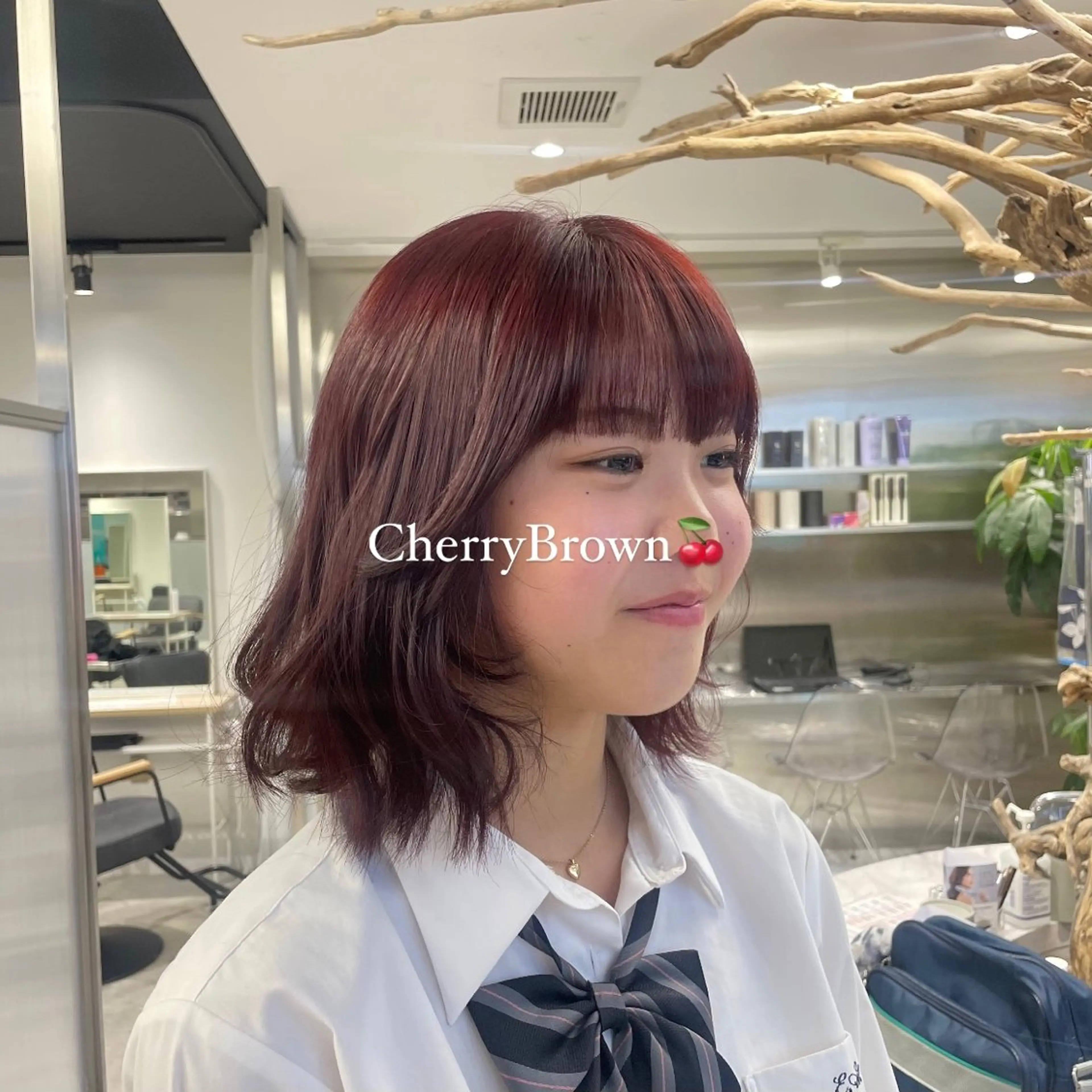 ミディアム カラー sawaka🪽うる 艶カラー/レイヤーのヘアスタイル