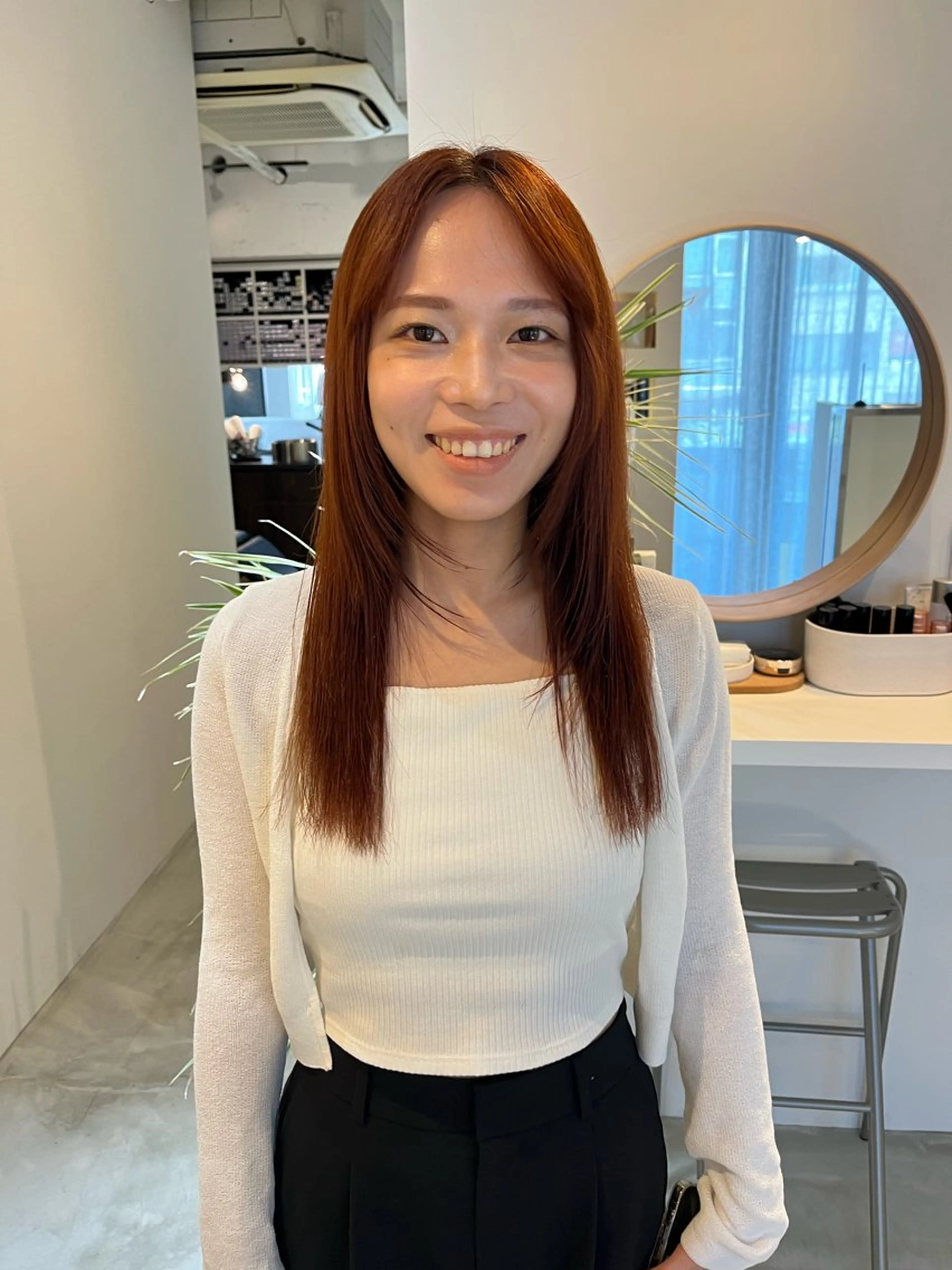 ロング ALLYS 渋谷店所属・最高級の艶のある カラーmei🎨のヘアスタイル