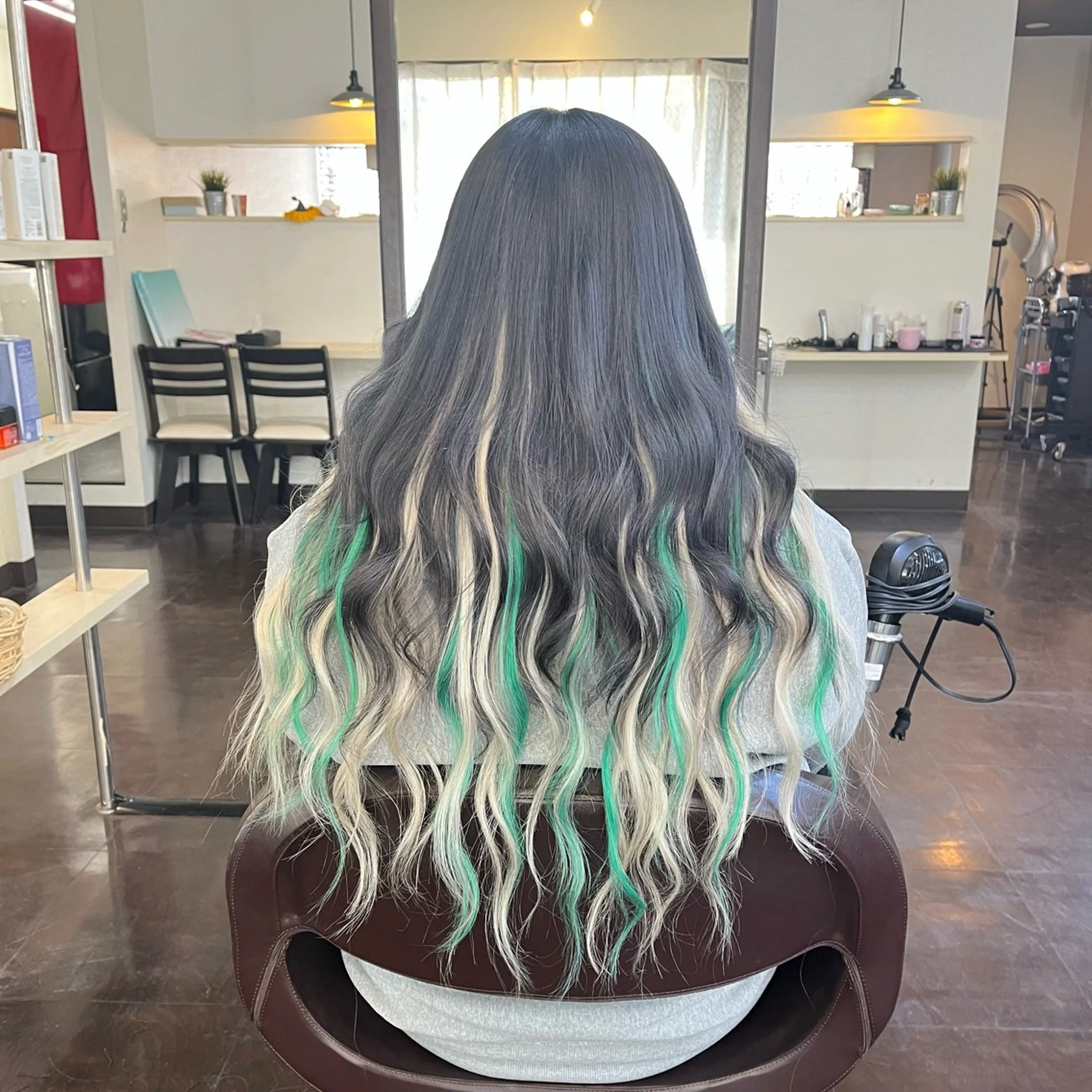 ロング 編み込みエクステ エクステ エクステ 編み込みエクステ/ ハイトーン りょすけのヘアスタイル