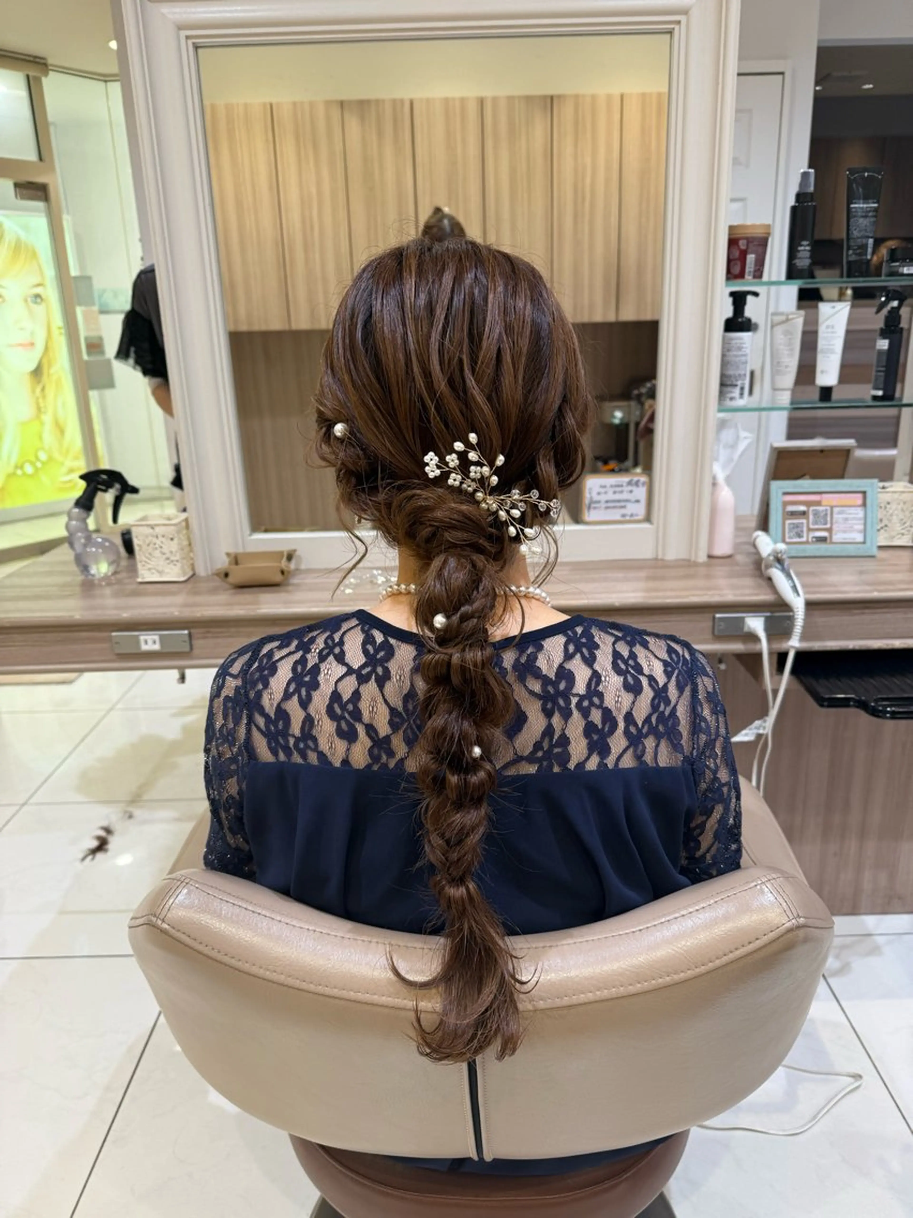 ロング ヘアアレンジ ヘアセット 韓国ヘアメイク🎀/ 縮毛矯正✨山本媛香のヘアスタイル