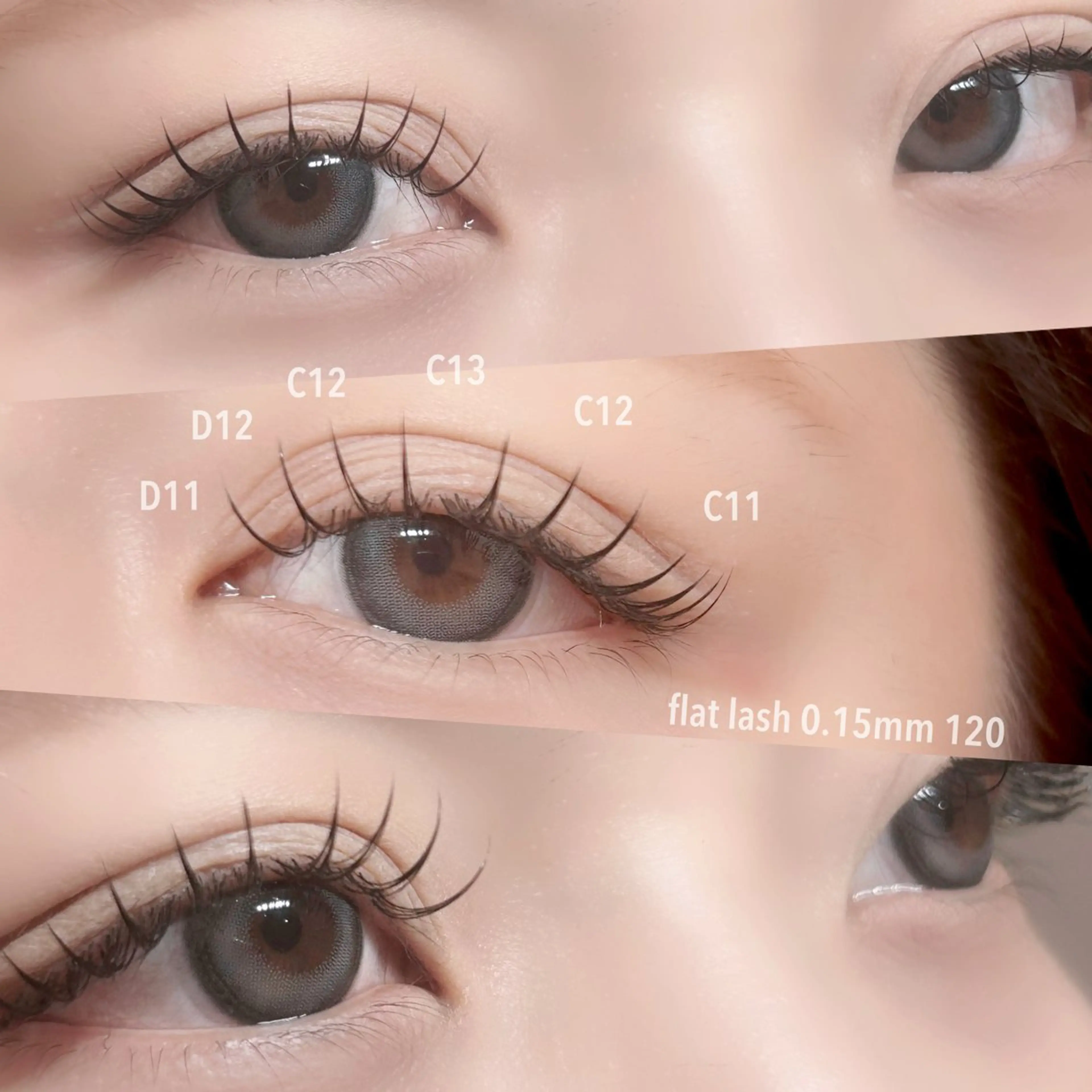 🎀初回限定🎀フラットラッシュ140本(束感コーティング仕上げ)の写真