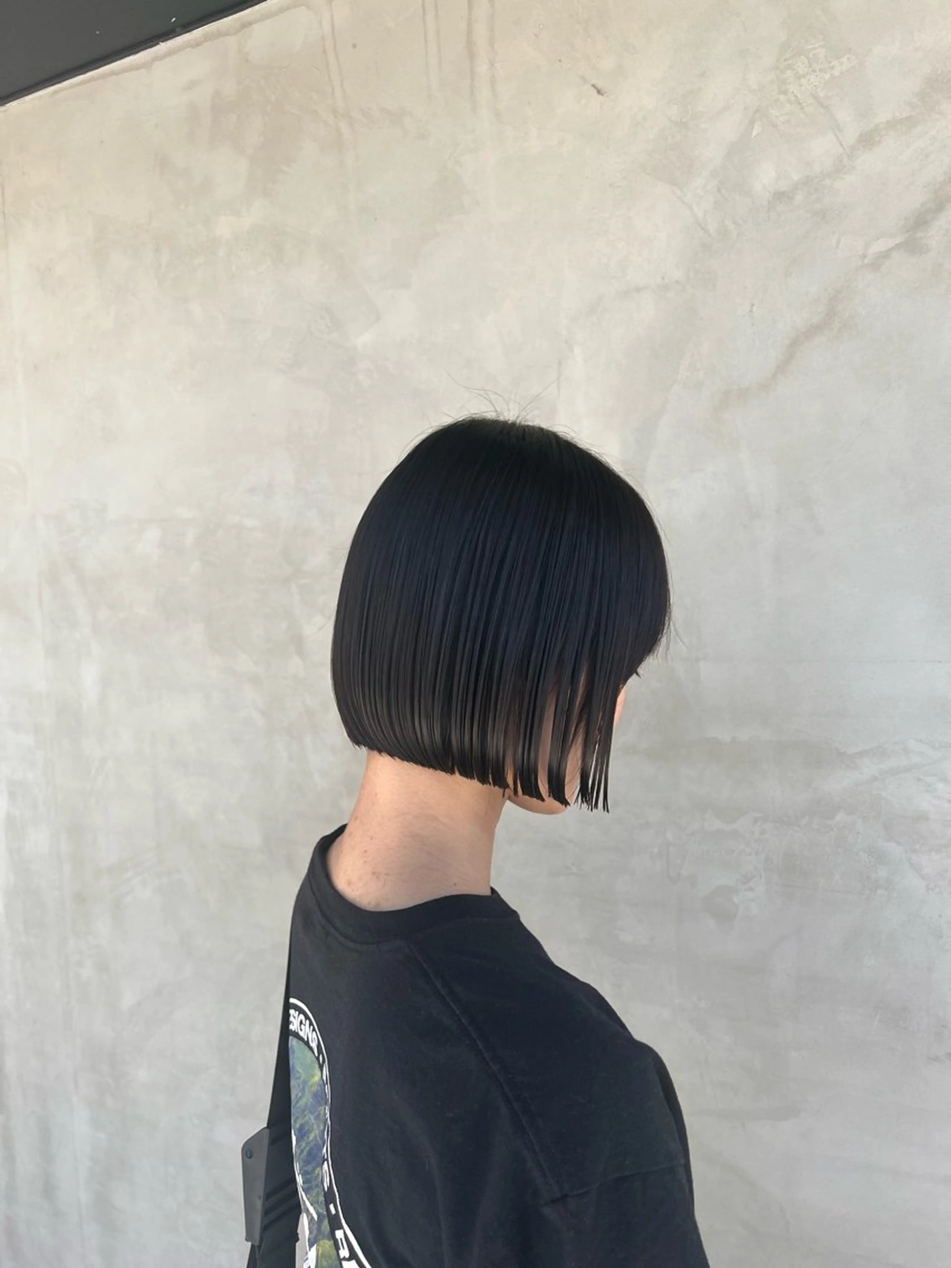 ショート 切りっぱなしボブ 👩🏼ミニボブのヘアスタイル