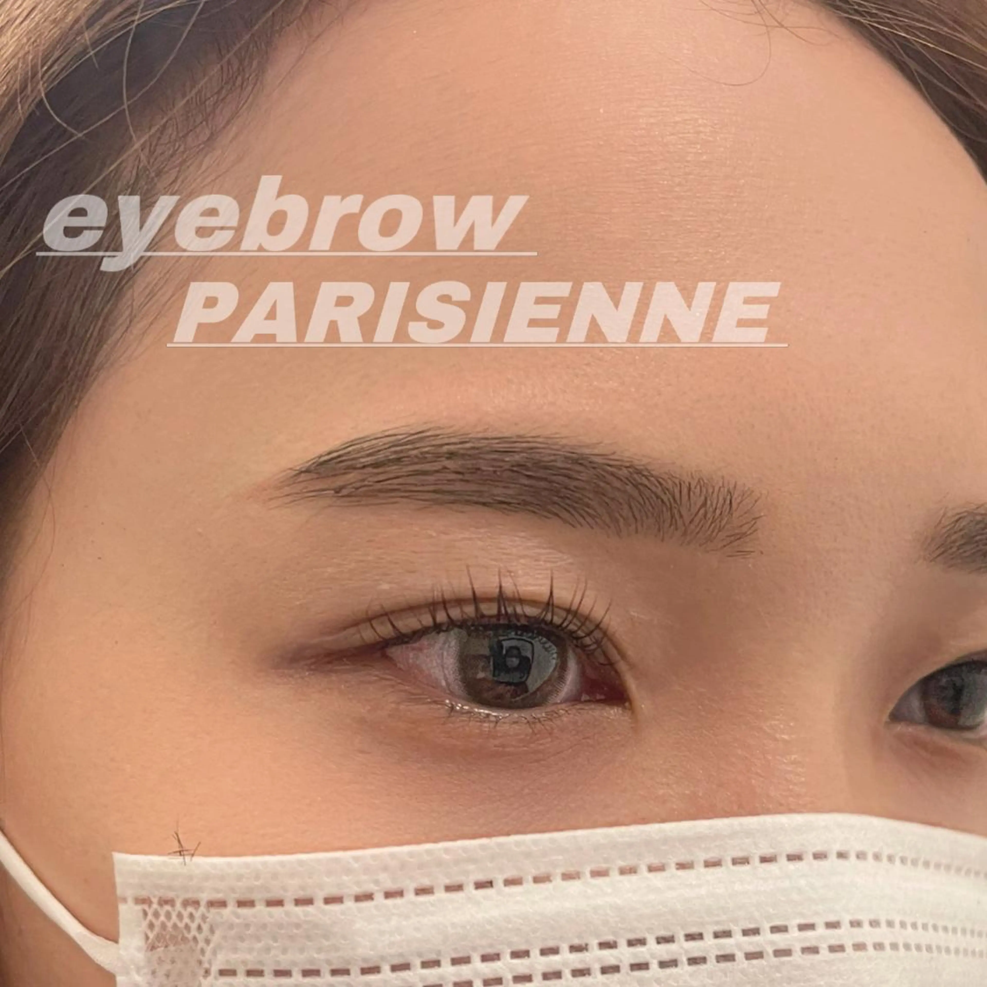 《新規限定》💙美眉スタイリング(アイブロウwax脱毛)+パリジェンヌセットメニュー 7,930円の写真