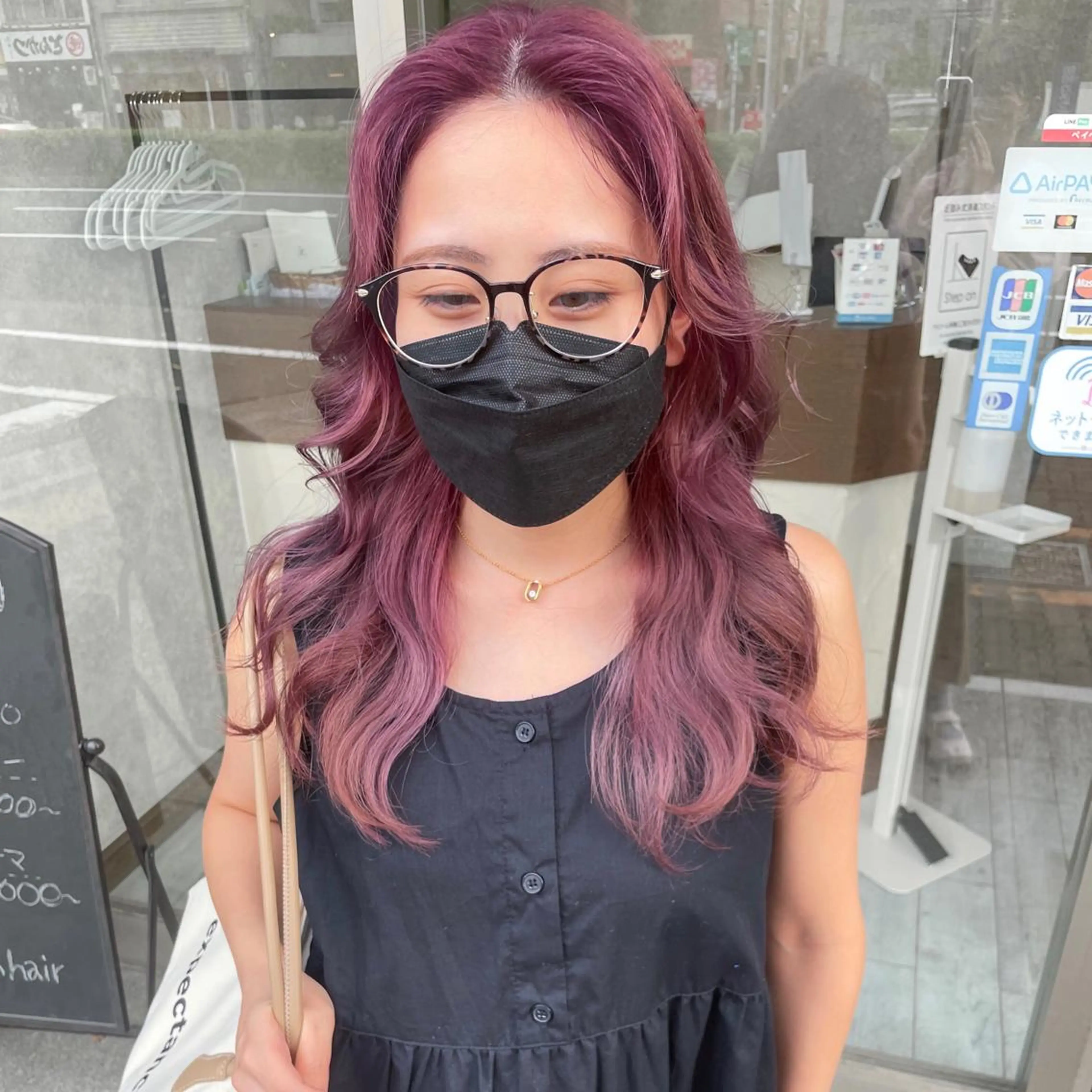 セミロング カラー 高橋 みく/ minim 暖色のヘアスタイル