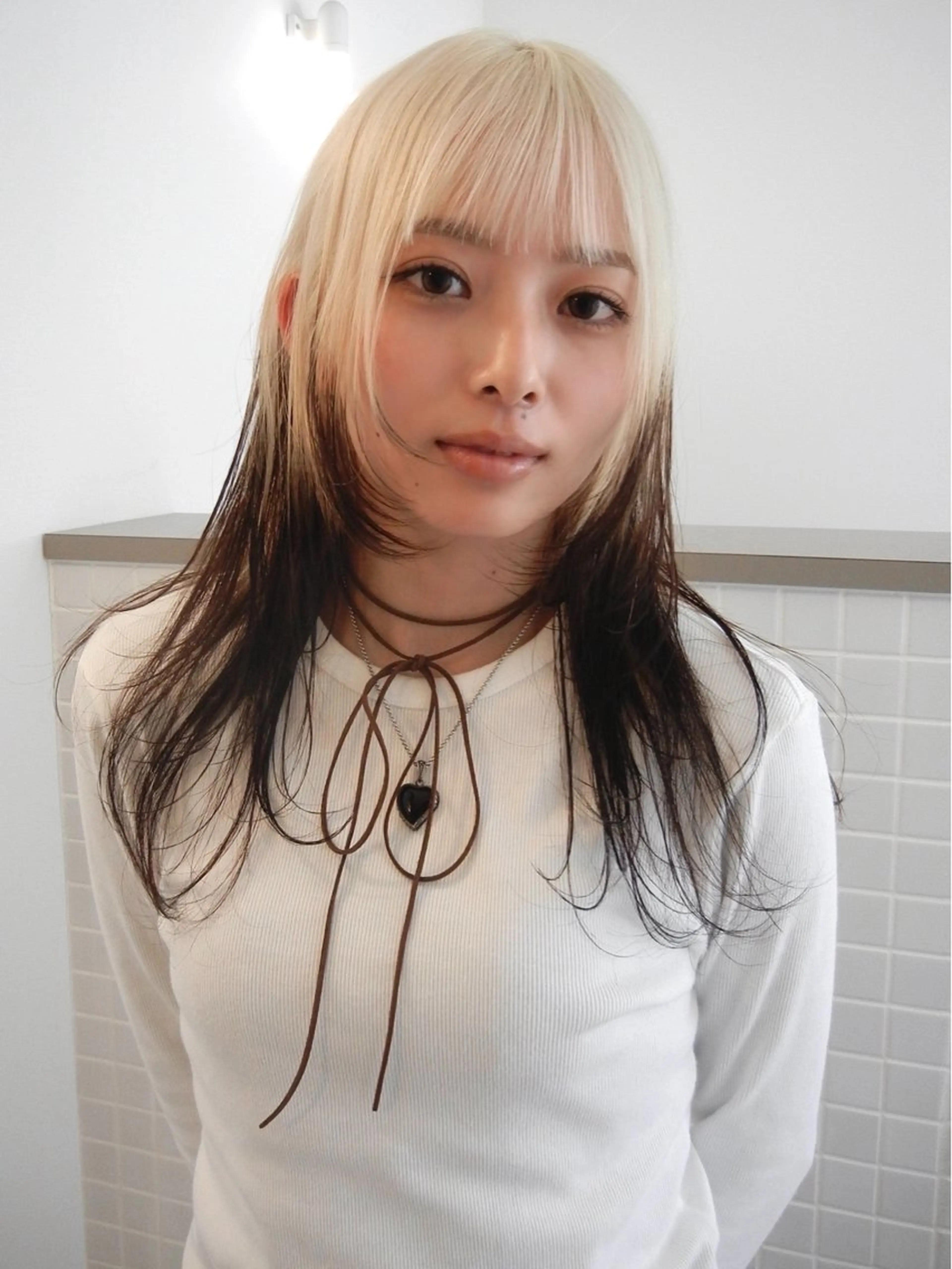 ロング カラー デザインカラー カット ヘアカラー トリートメント デザイン/レイヤー Kaito🐩/栄のヘアスタイル