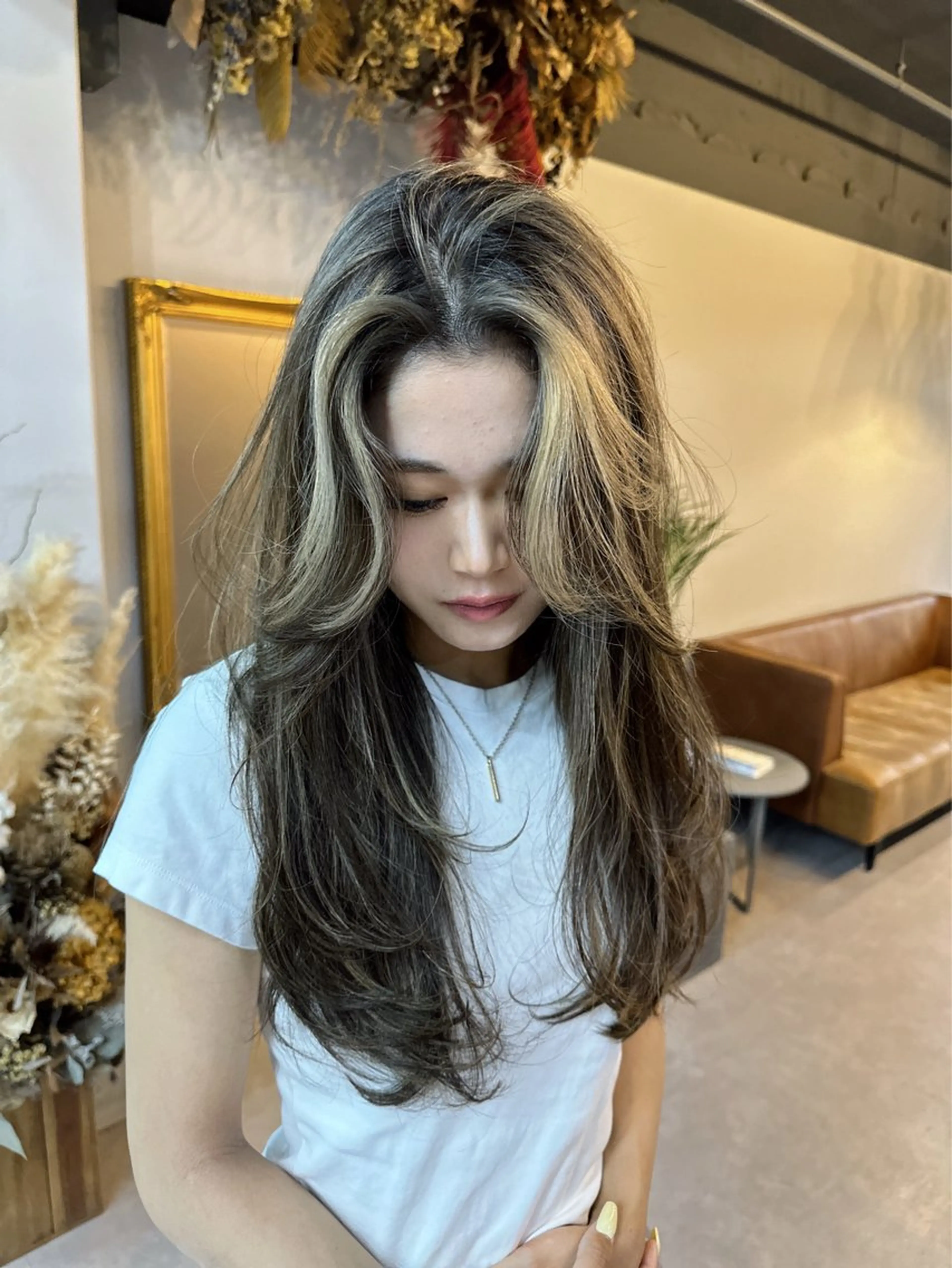 ロング カット ヘアカラー Ruika/海外ヘア /レイヤーカットのヘアスタイル