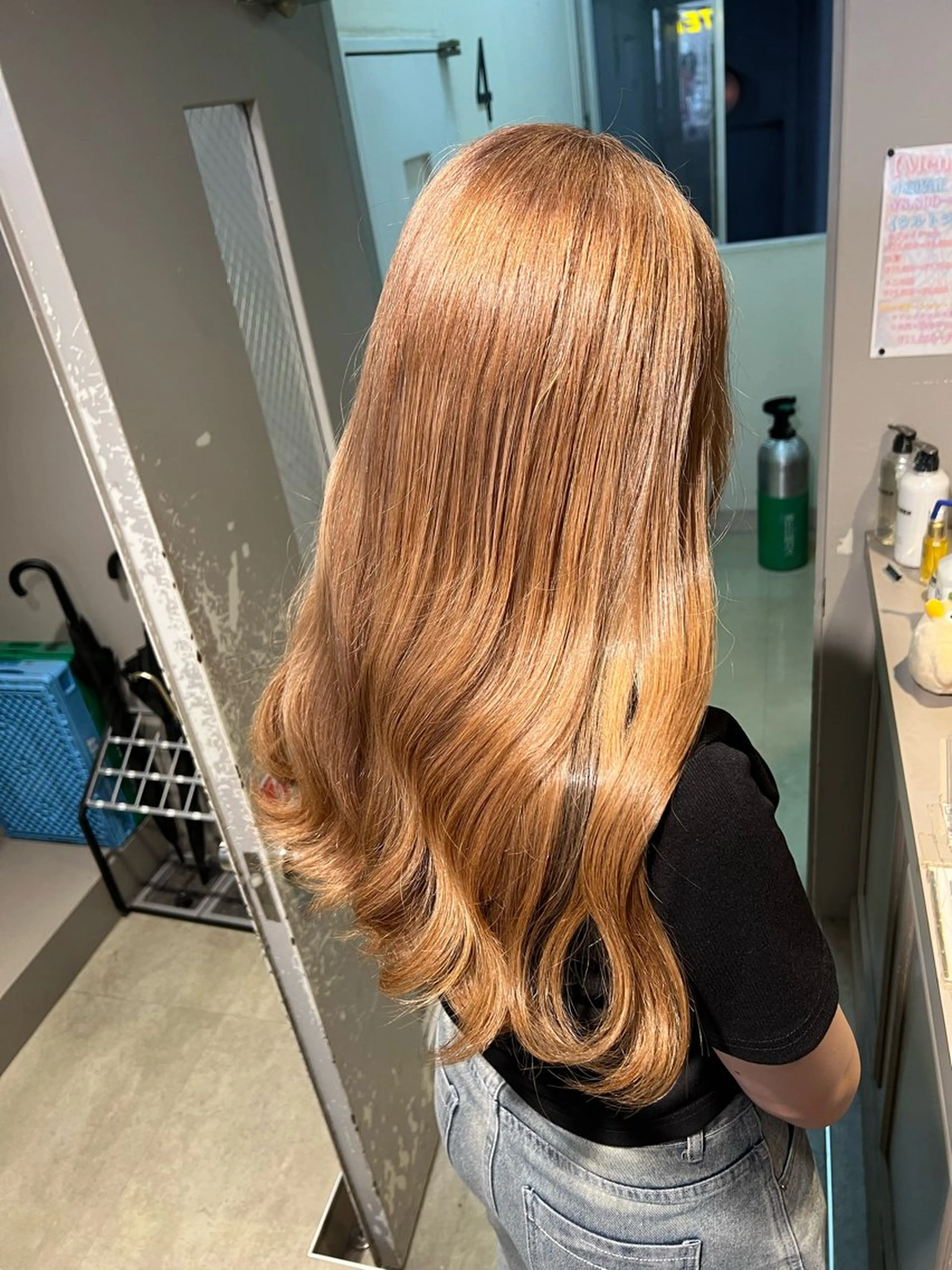 ロング カラー ヘアカラー 韓国レイヤーカット /REIのヘアスタイル