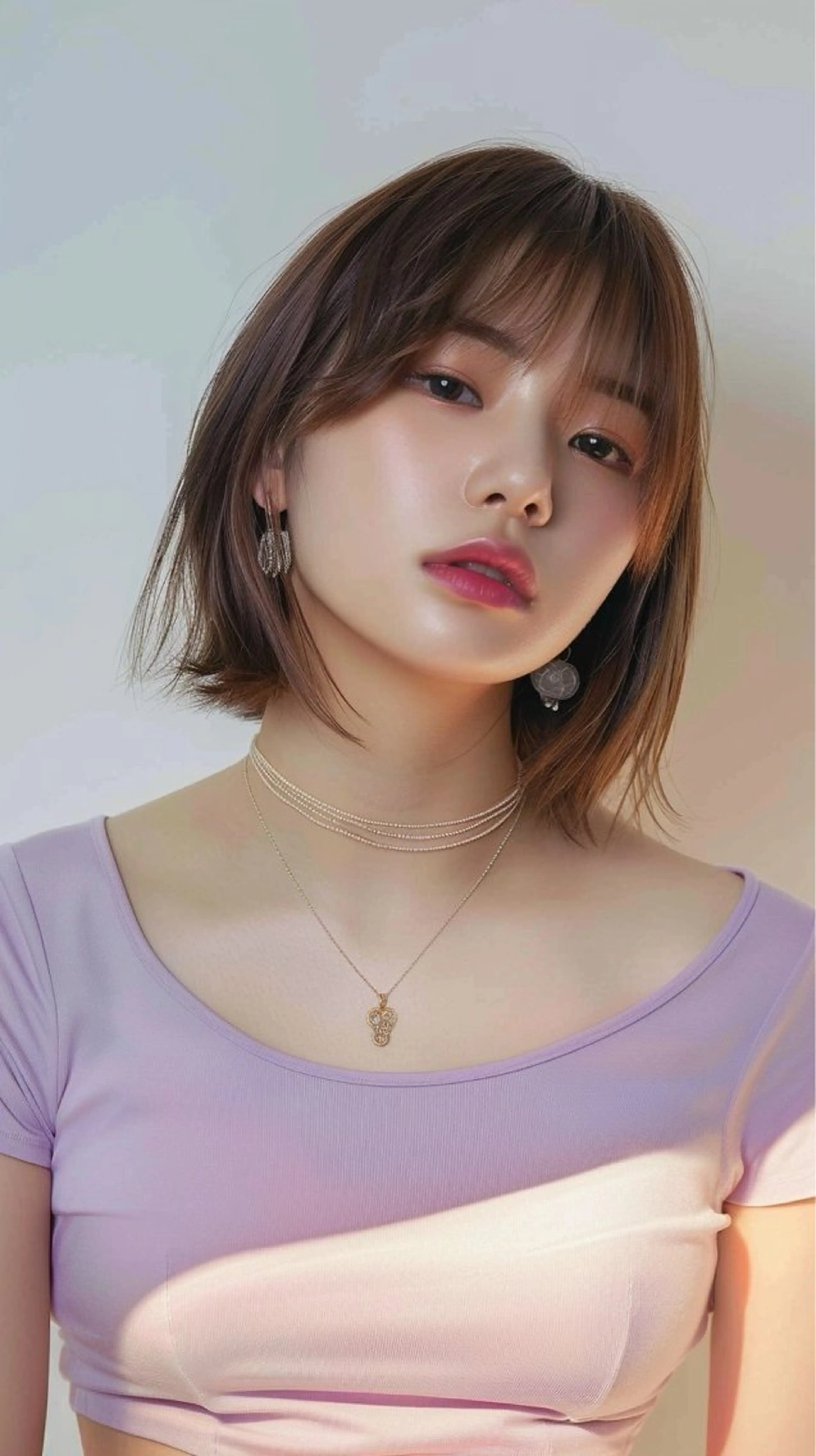 ショート NANAMI/海外風 レイヤー/ボブのヘアスタイル