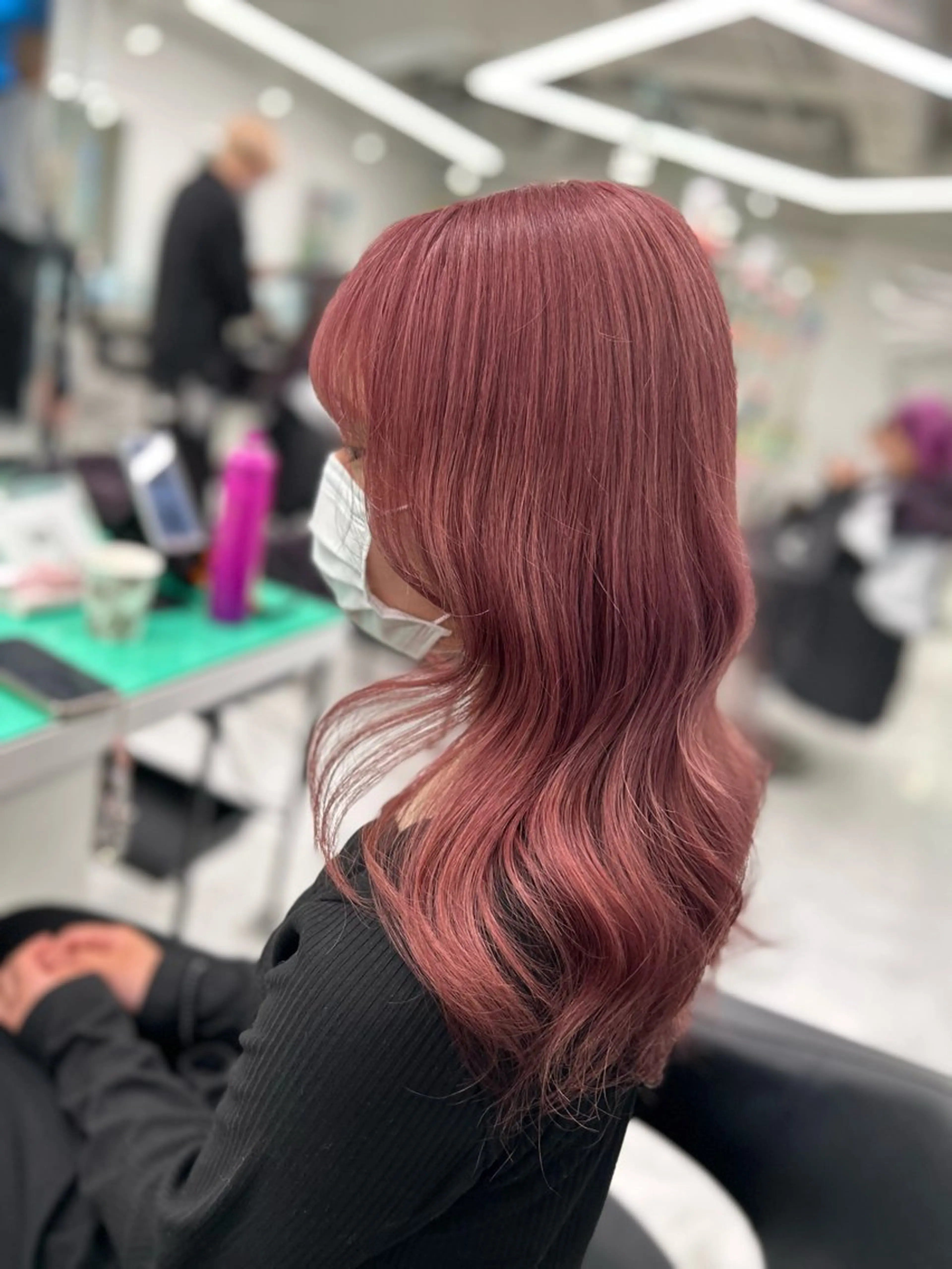 カラー トレンドモテカラー 🩷色落ちまで可愛くのヘアスタイル