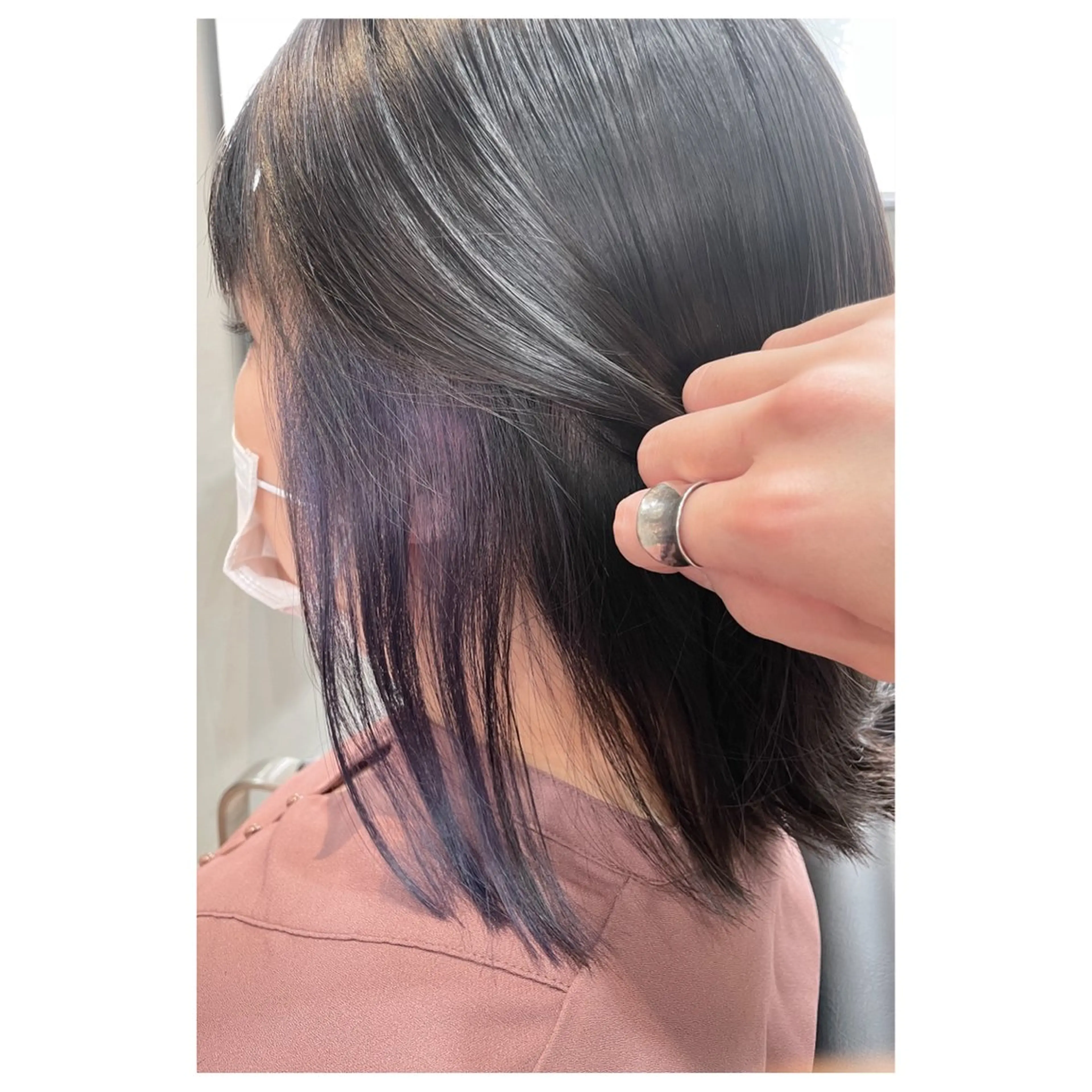 ミディアム カラー パーマ ヘアアレンジ メンズ キッズ ヘアカラー TopStylist ✂︎ Azumaのヘアスタイル