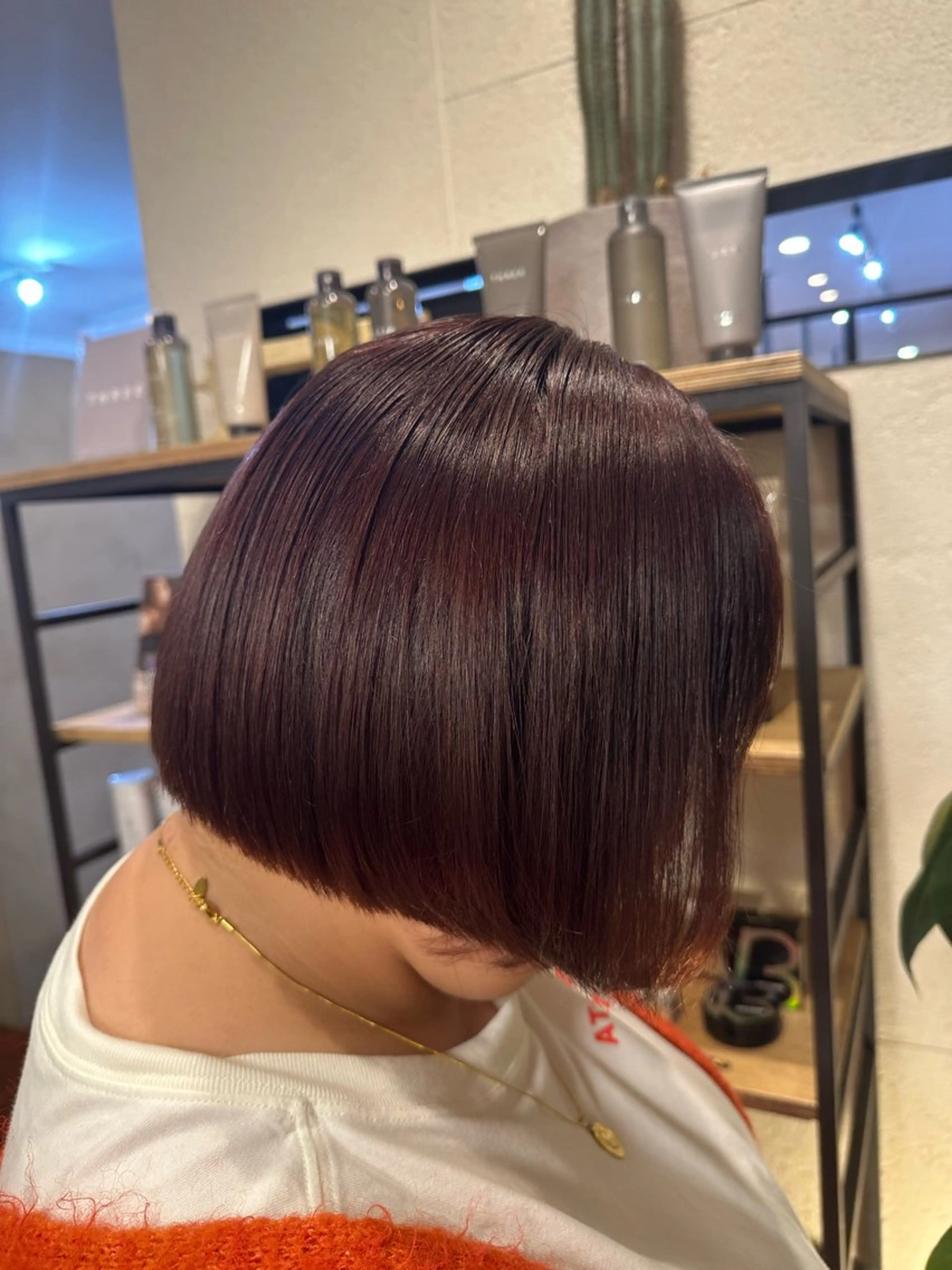 ショート トリートメント ヘアカラー momo 札幌美容師のヘアスタイル