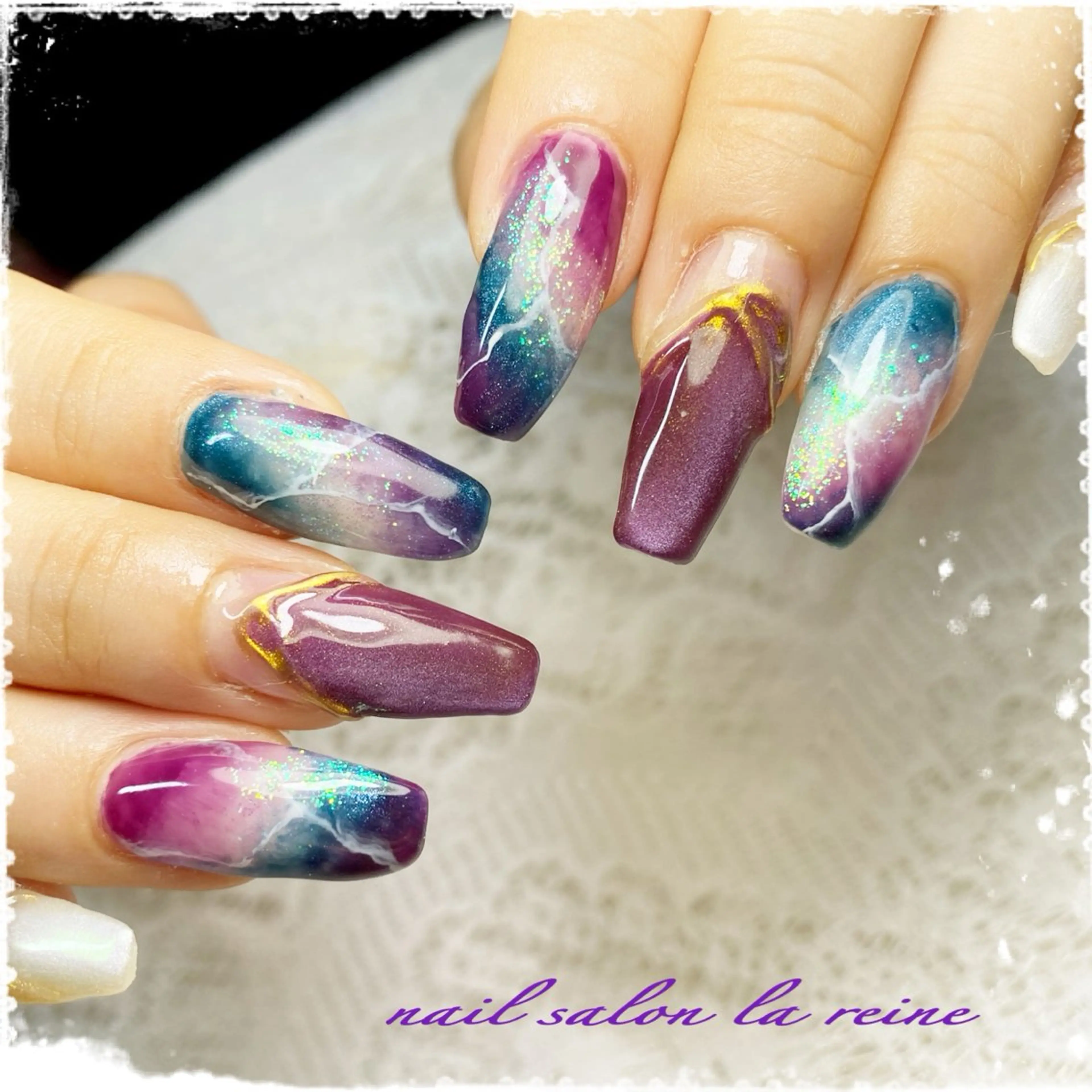 ネイル アートネイル nail salon  la reine所属・nail salon la reineのネイルデザイン