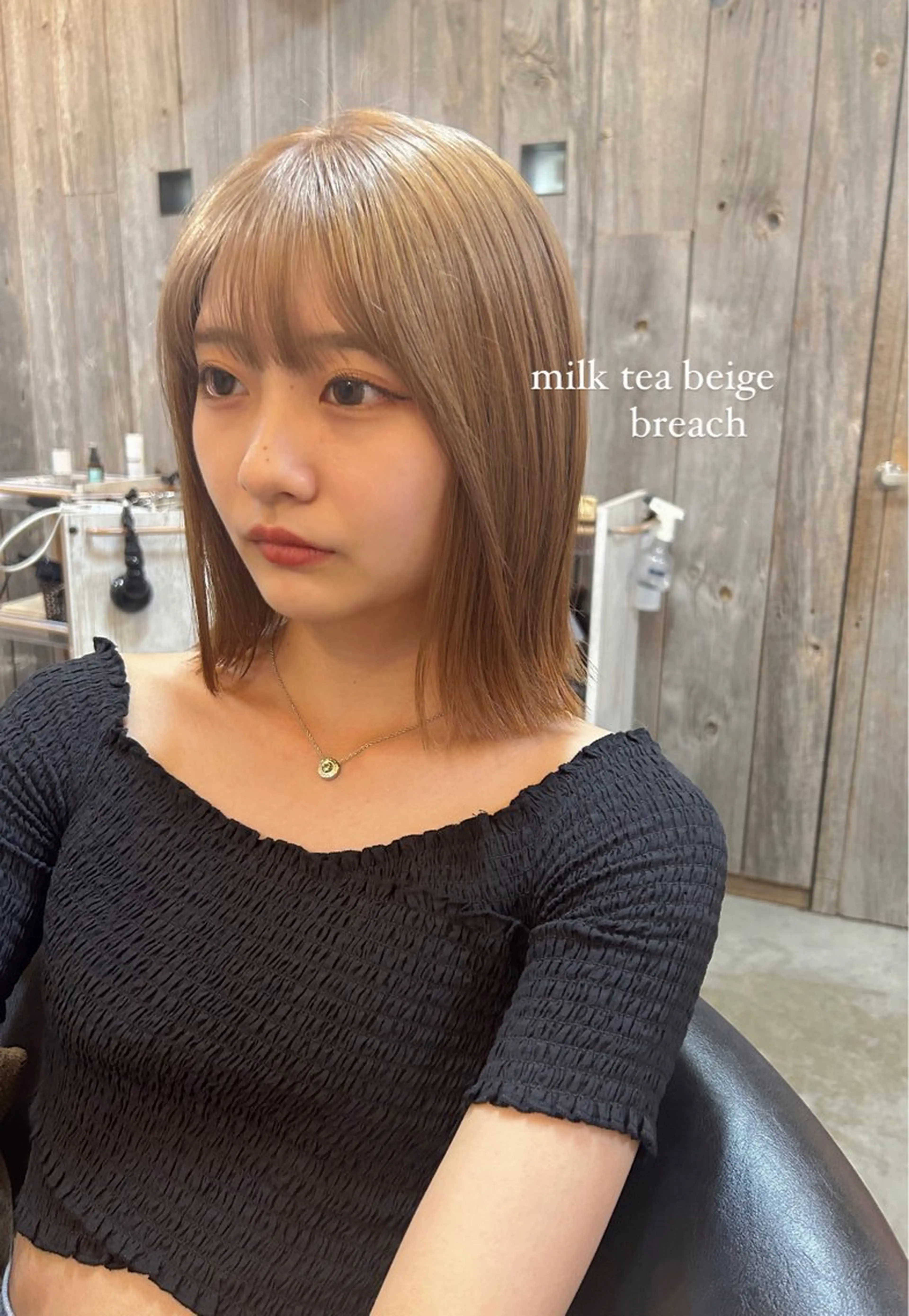 ミディアム カラー dulce oro所属・円山/ブリーチ/暖色 Kiriのヘアスタイル