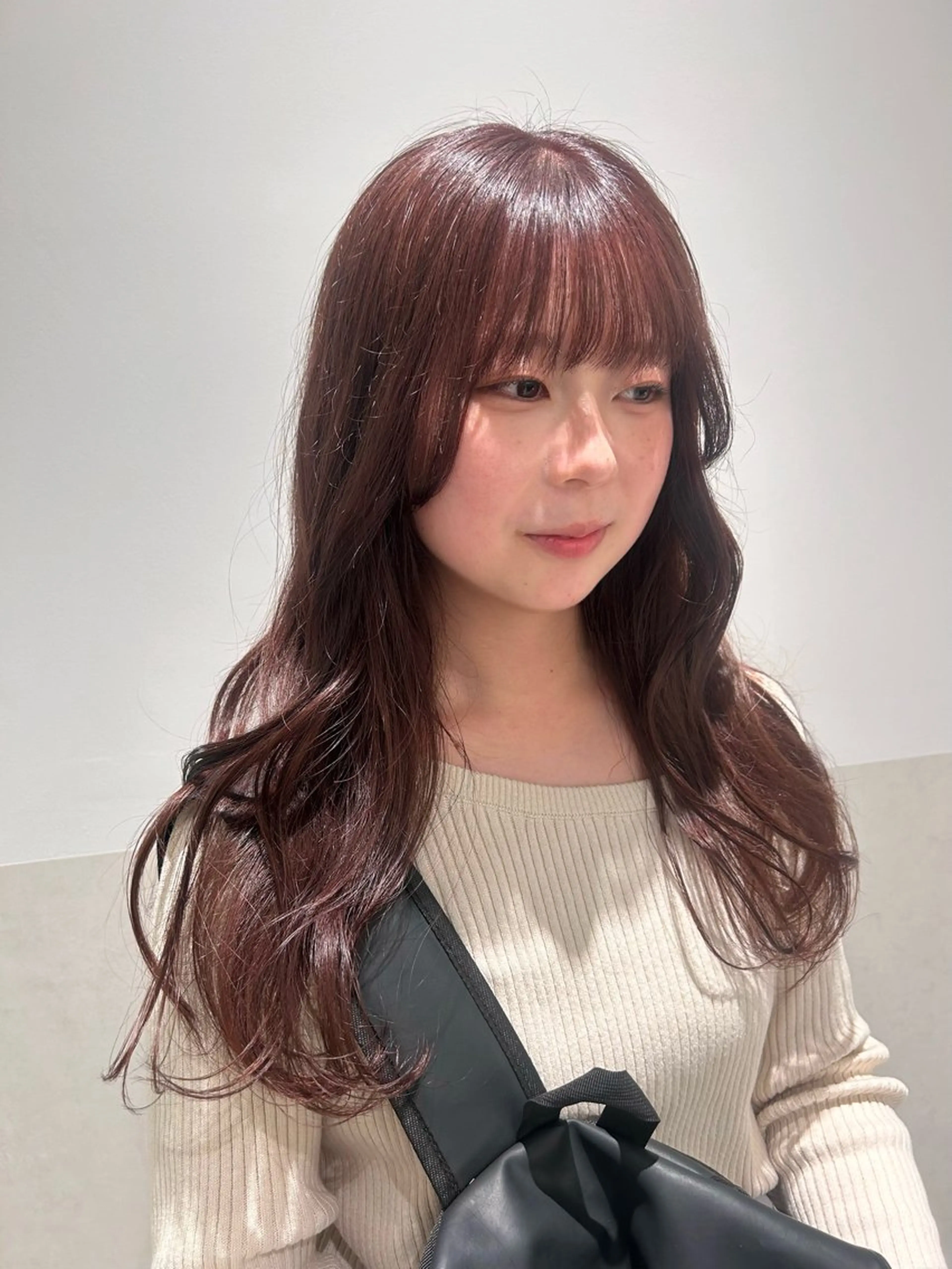 ロング カラー ブラウンカラー ピンクカラー ピンクブラウン 光透け髪🫧 moekaのヘアスタイル