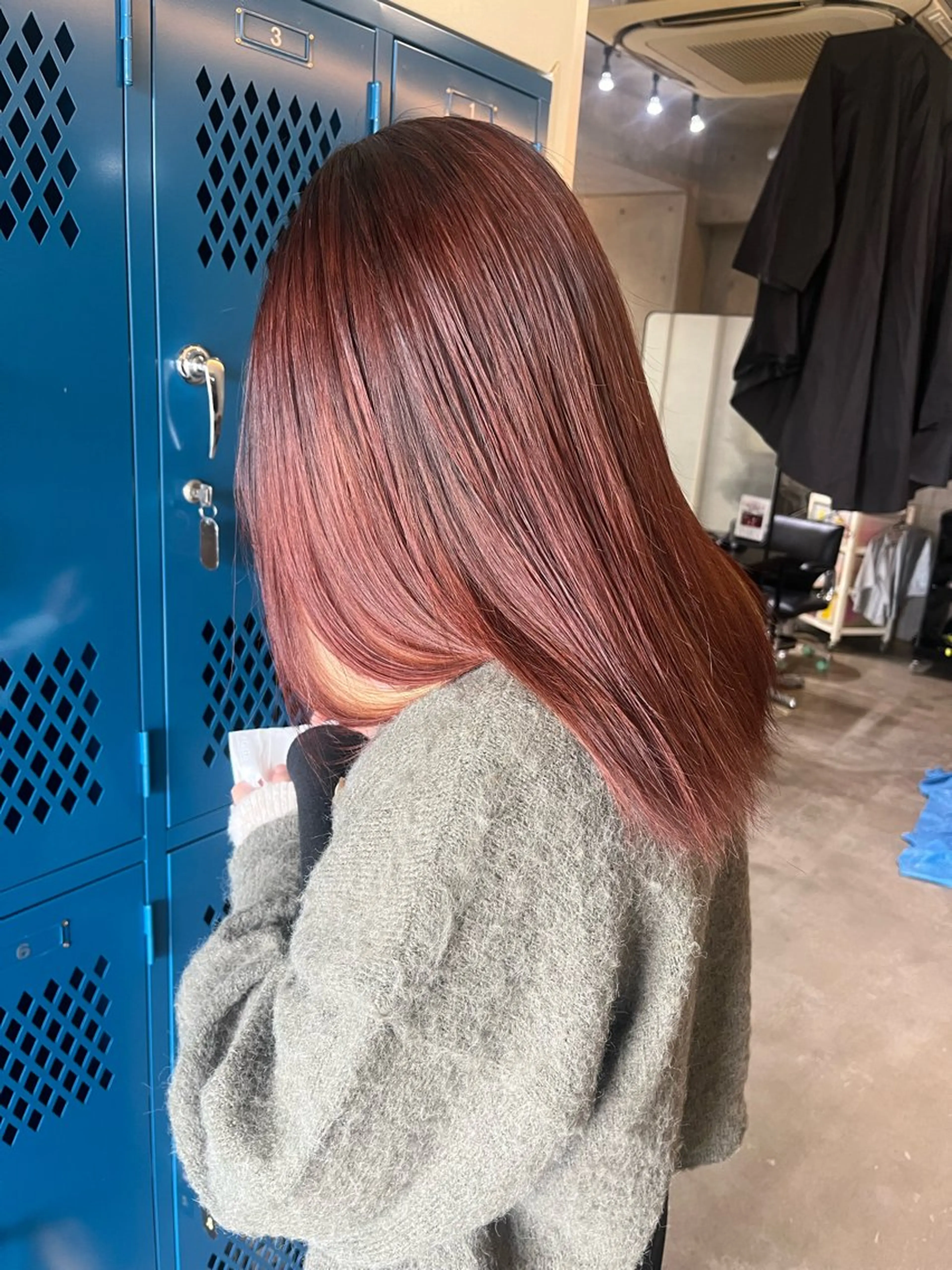 ミディアム カラー レッドカラー ヘアカラー 無料カット/ハイ トーンカラー/きらのヘアスタイル