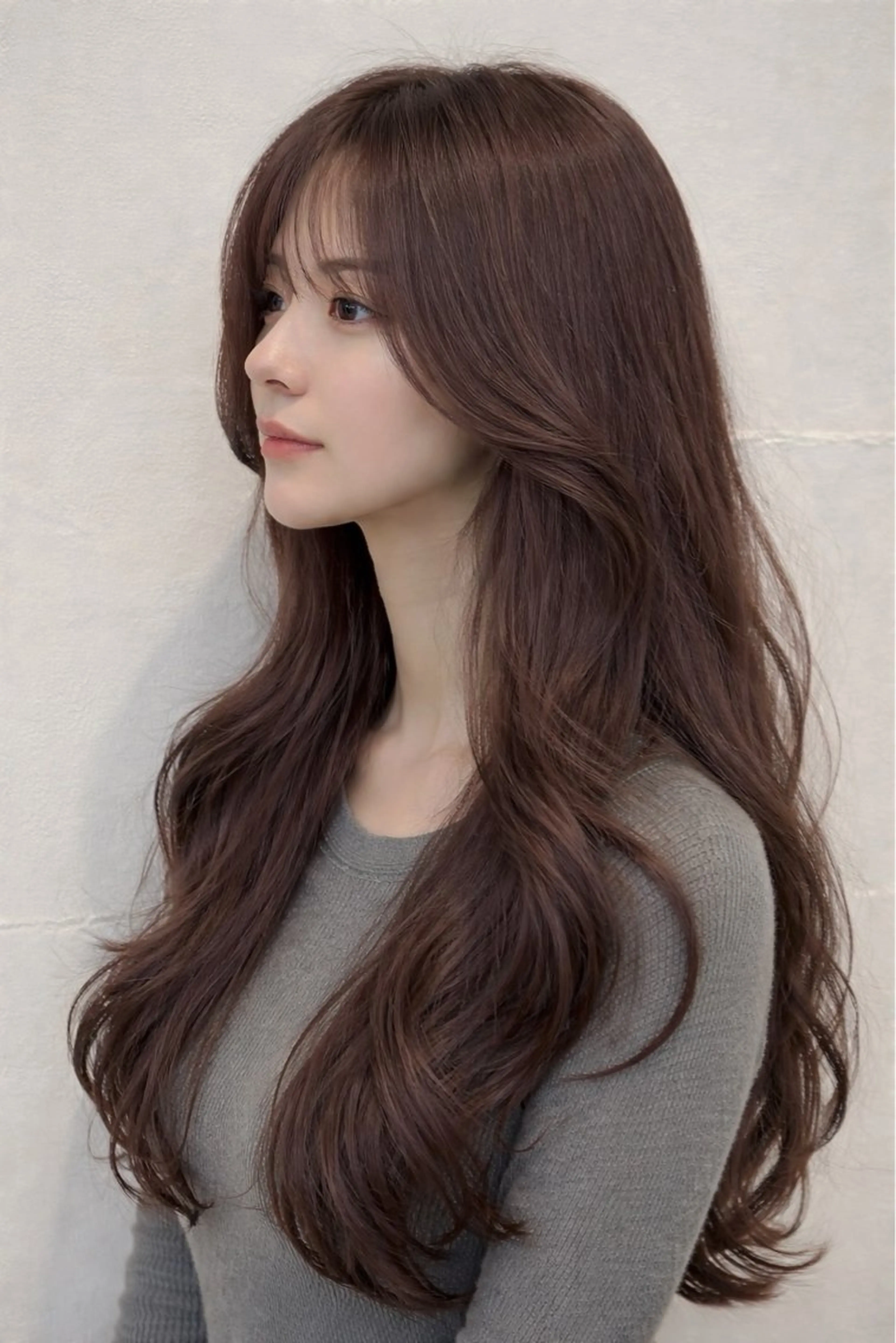 ロング カット ヘアカラー トリートメント KANA🌷 髪質改善のヘアスタイル