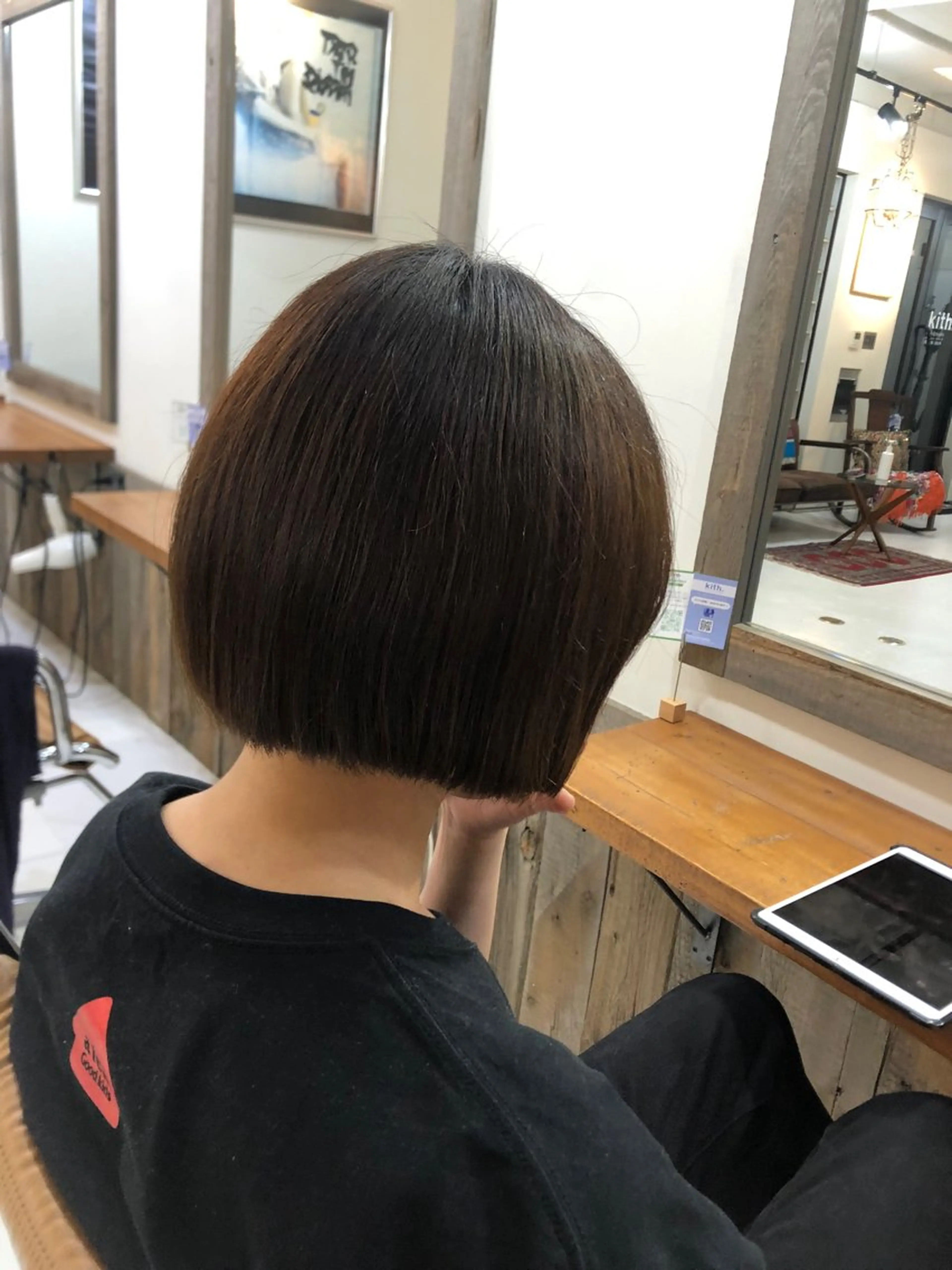 ミディアム kith.hair&make所属・🌷無料ボブ カットモデル🌷雅のヘアスタイル