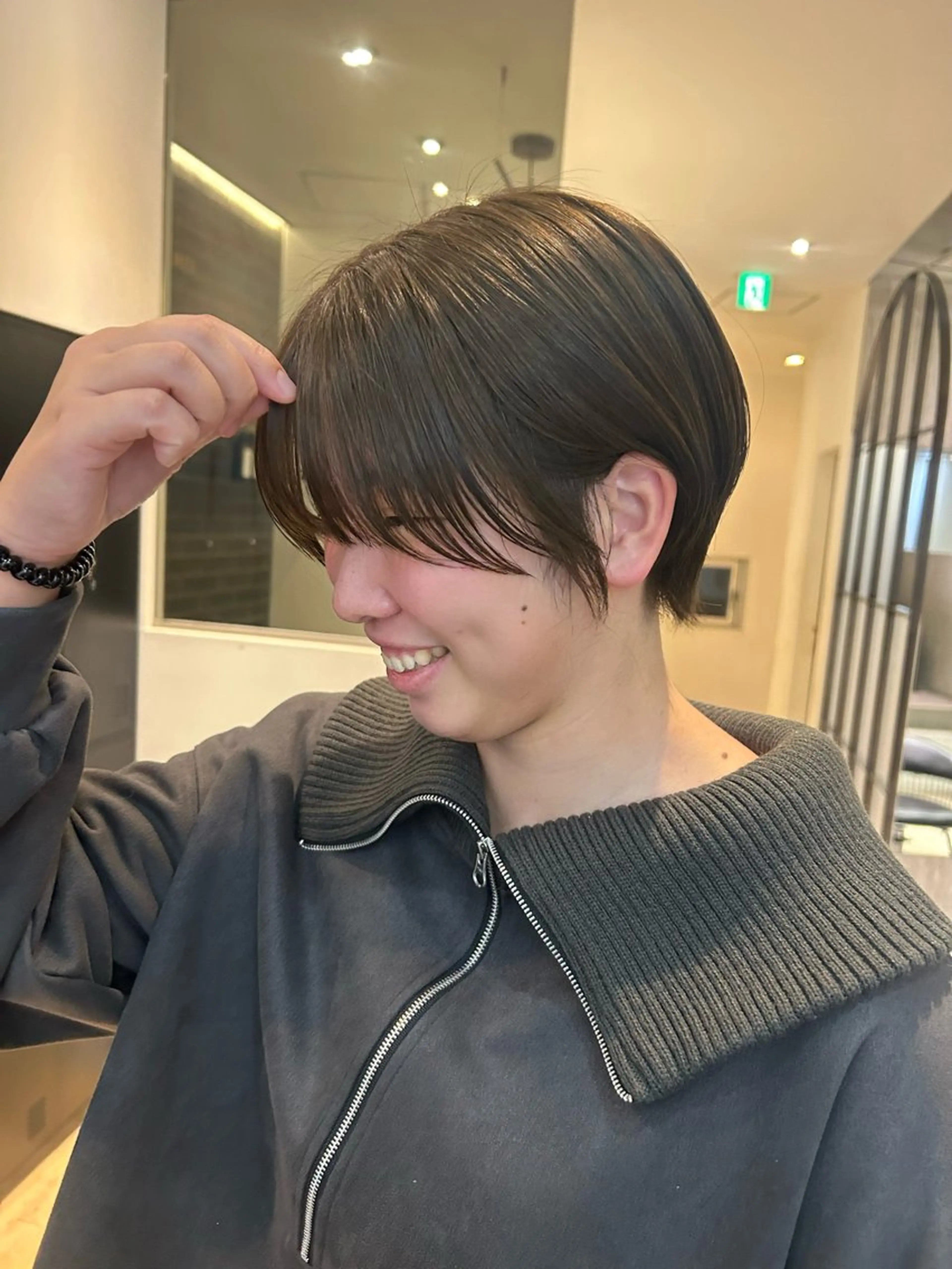 ショート ショートヘア 森山 葵 ショート×メンズのヘアスタイル