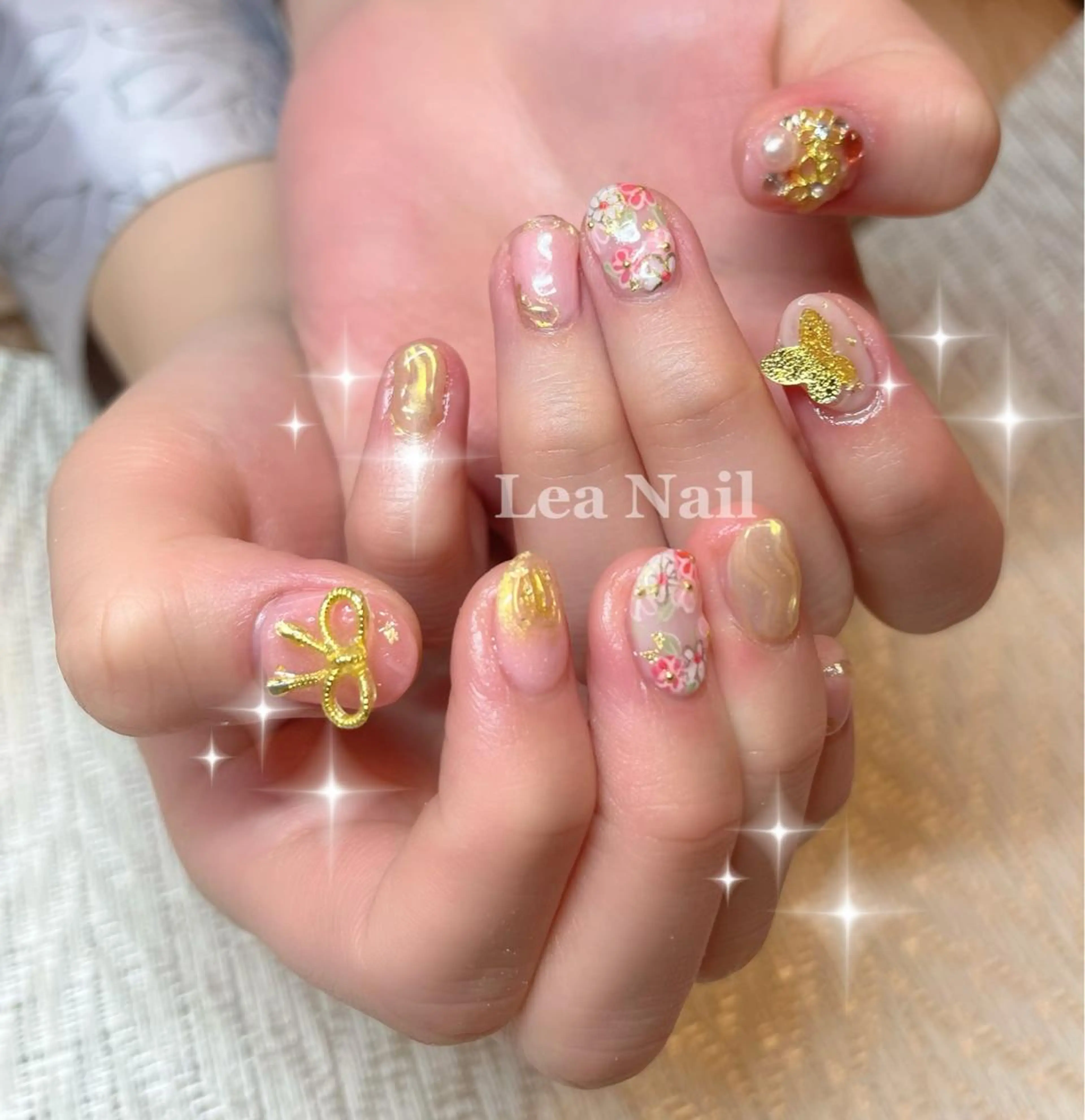 ネイル 卒業式 Lea Nailのネイルデザイン