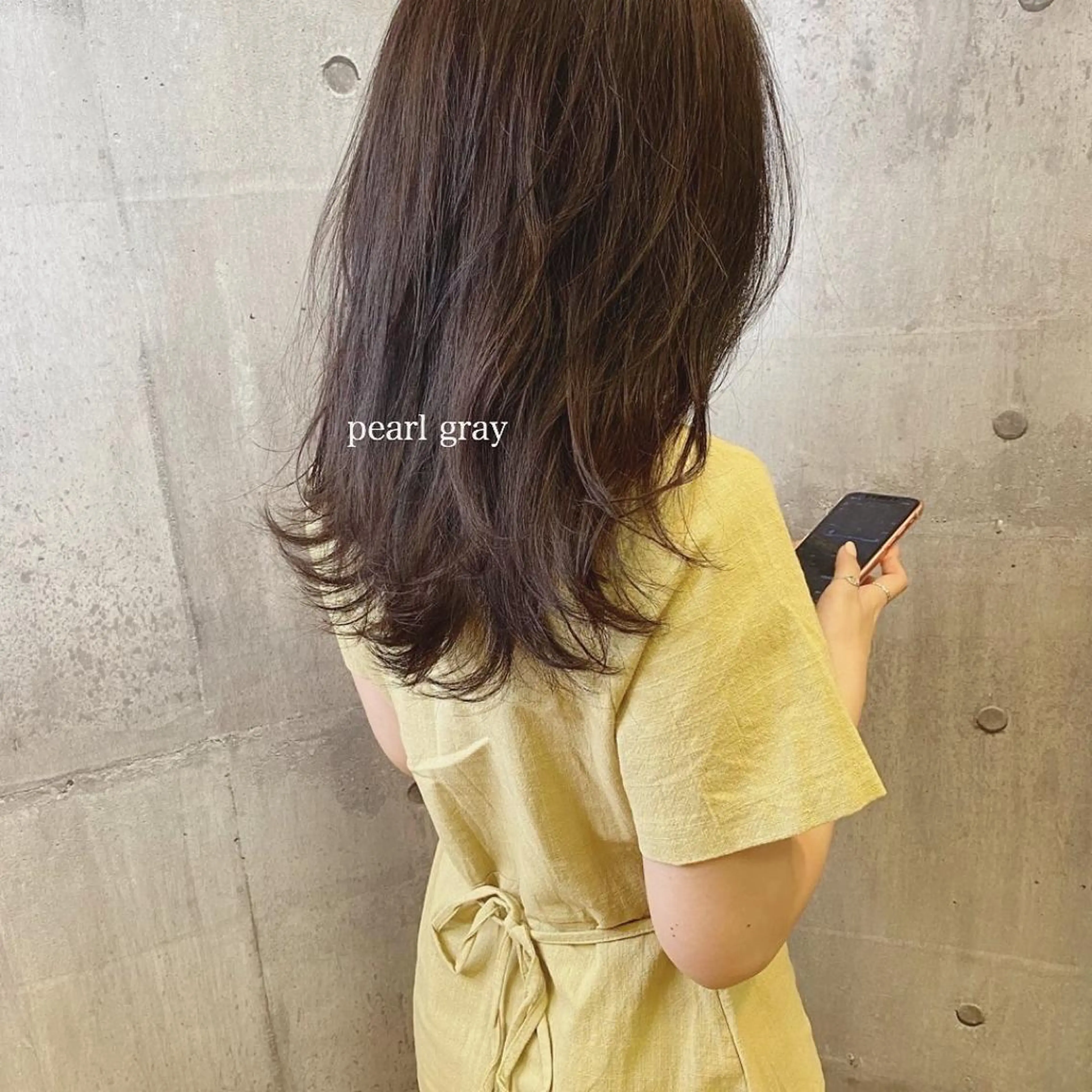 ミディアム カラー カット ヘアカラー トリートメント 髪質改善カラー ケアブリーチ/タムのヘアスタイル