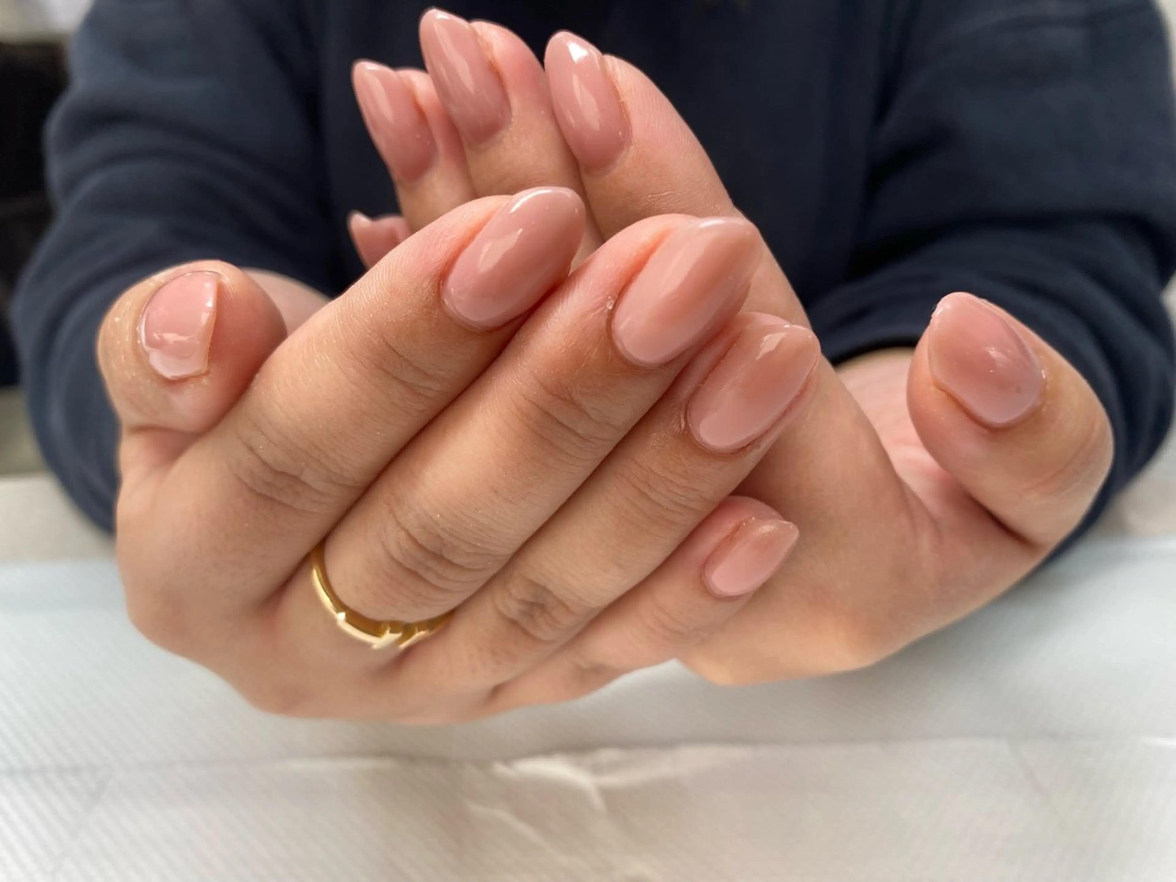 ネイル ワンカラーネイル シンプルネイル デュアス R _宇都宮のネイルデザイン