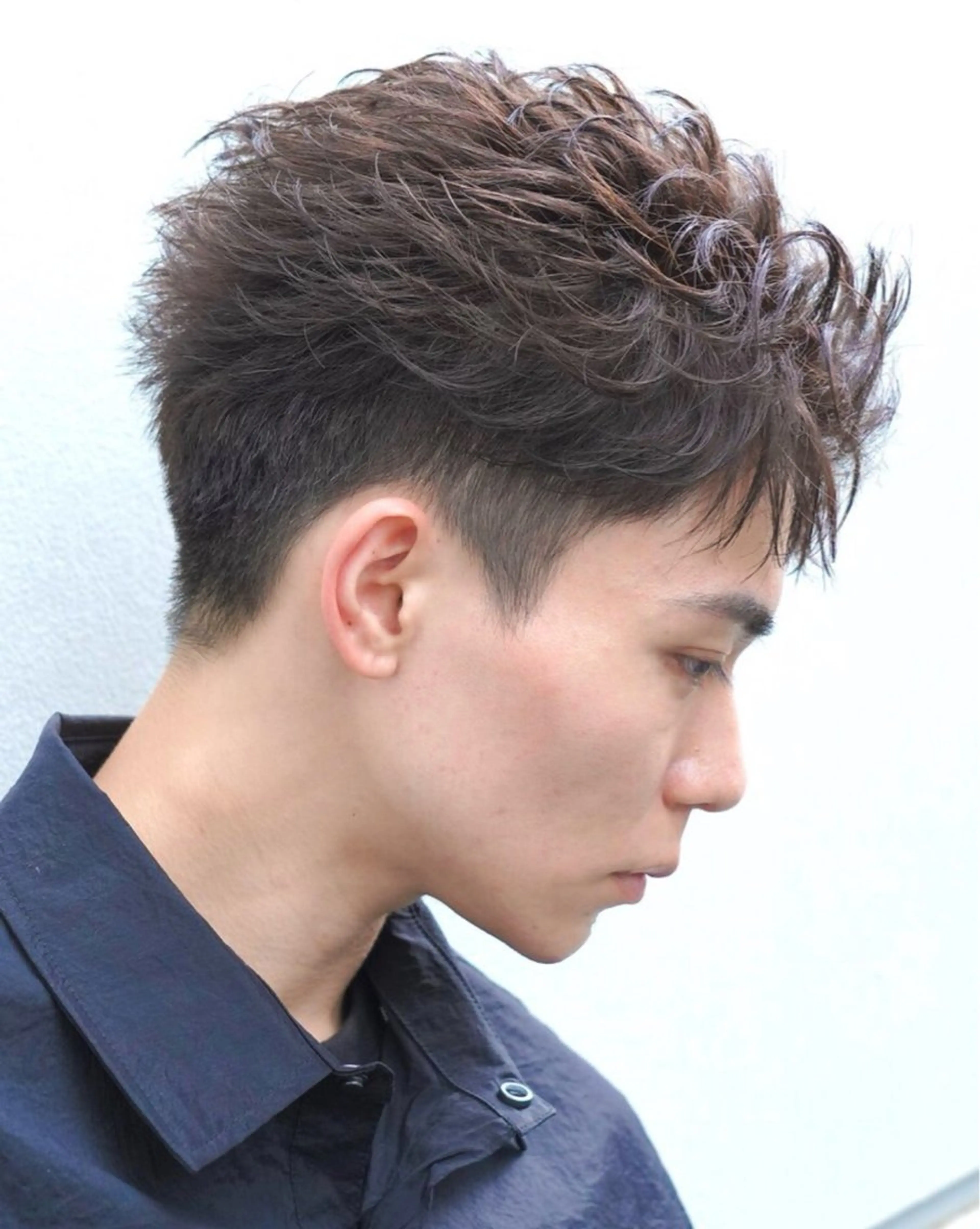 ショート パーマ ショートヘア カット パーマ 湯浅禅也/プードル /波巻きパーマ/栄のヘアスタイル