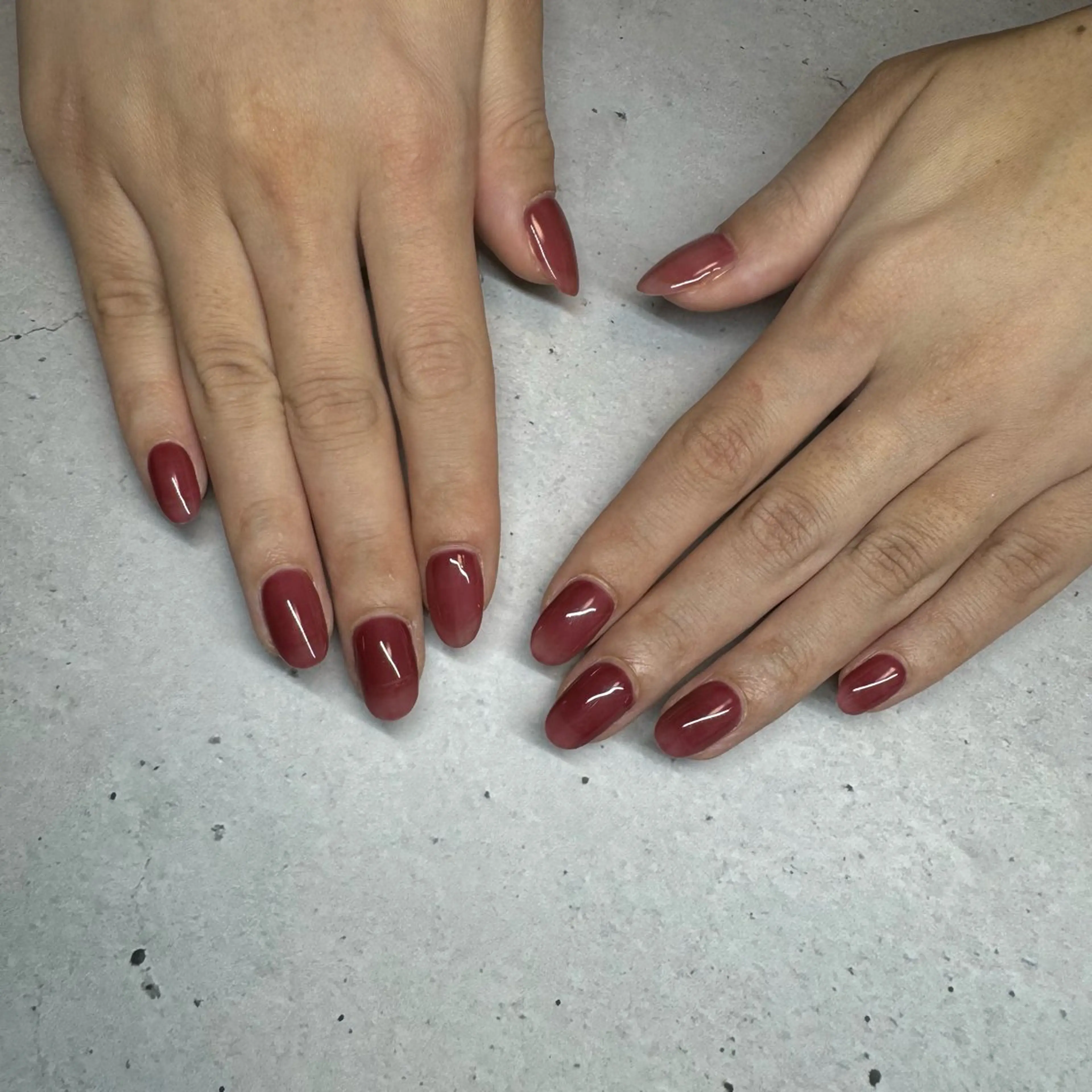 ネイル ワンカラーネイル Nuts nail nagisaのネイルデザイン