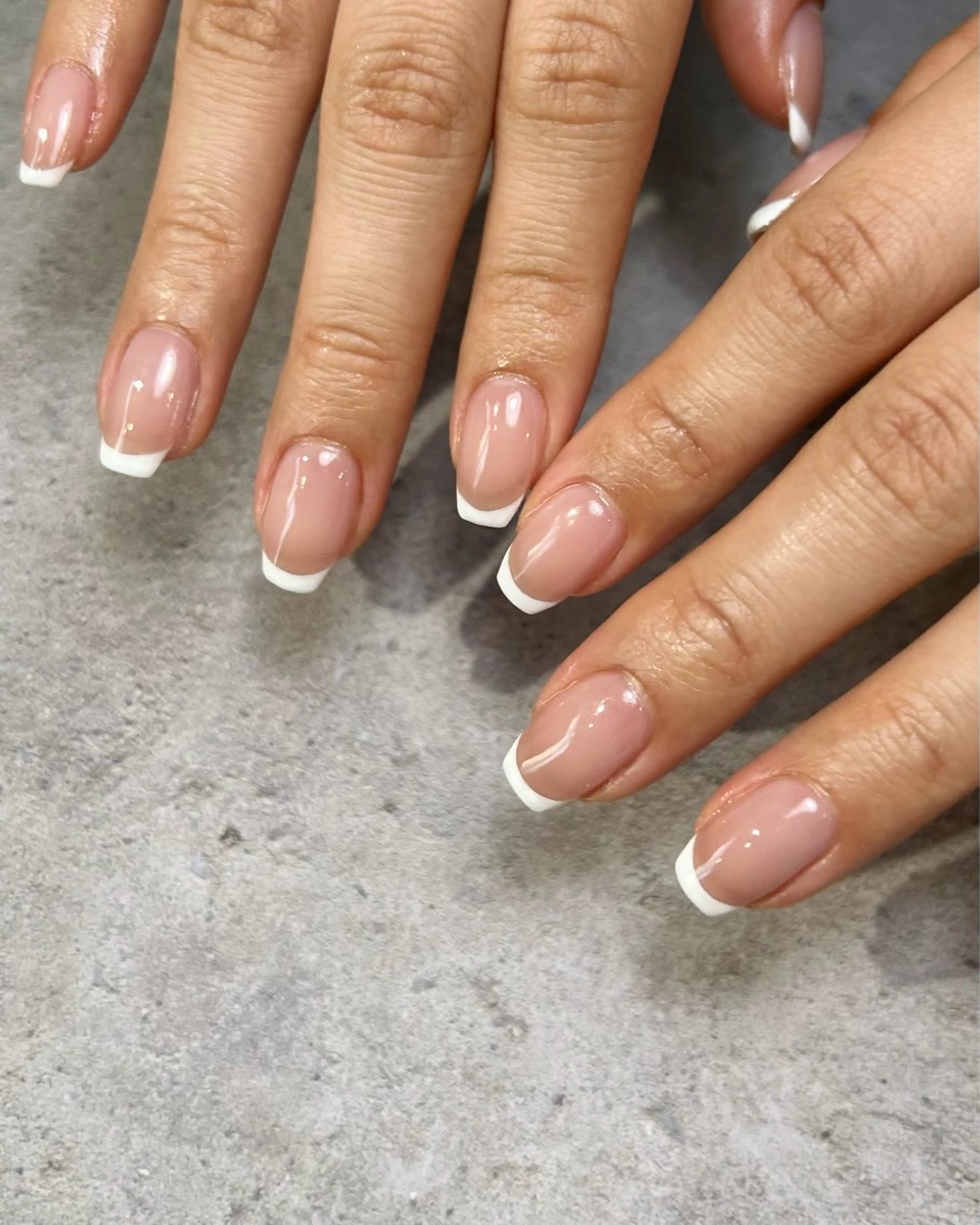 ネイル フレンチネイル ハンドネイル Reflection marikoのネイルデザイン