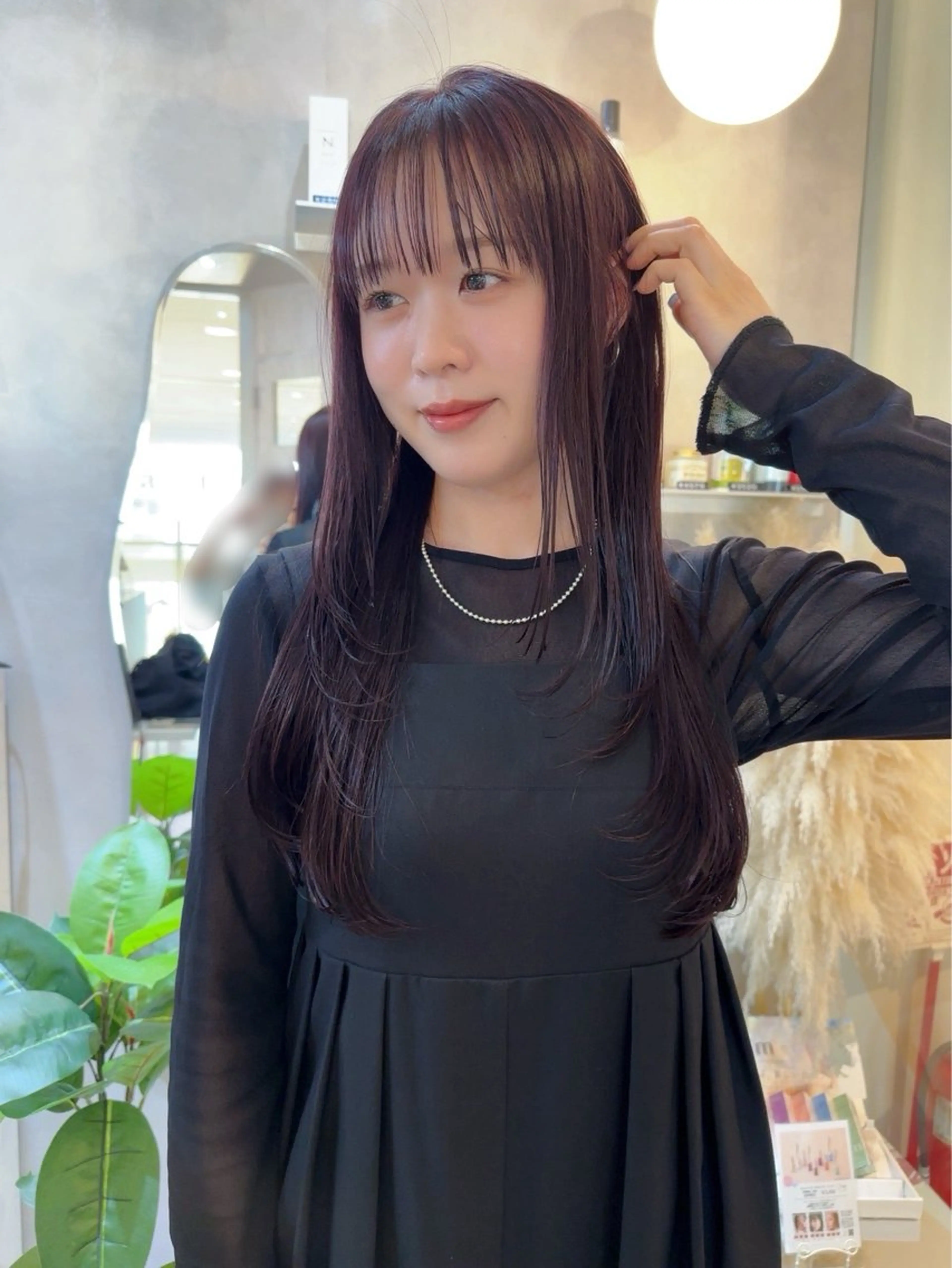 ロング カラー ダブルカラー ラベンダーカラー ピンクカラー ピンクラベンダー レイヤーカット カット ヘアカラー レイヤー/ボブ/ 顔周り/yukinaのヘアスタイル