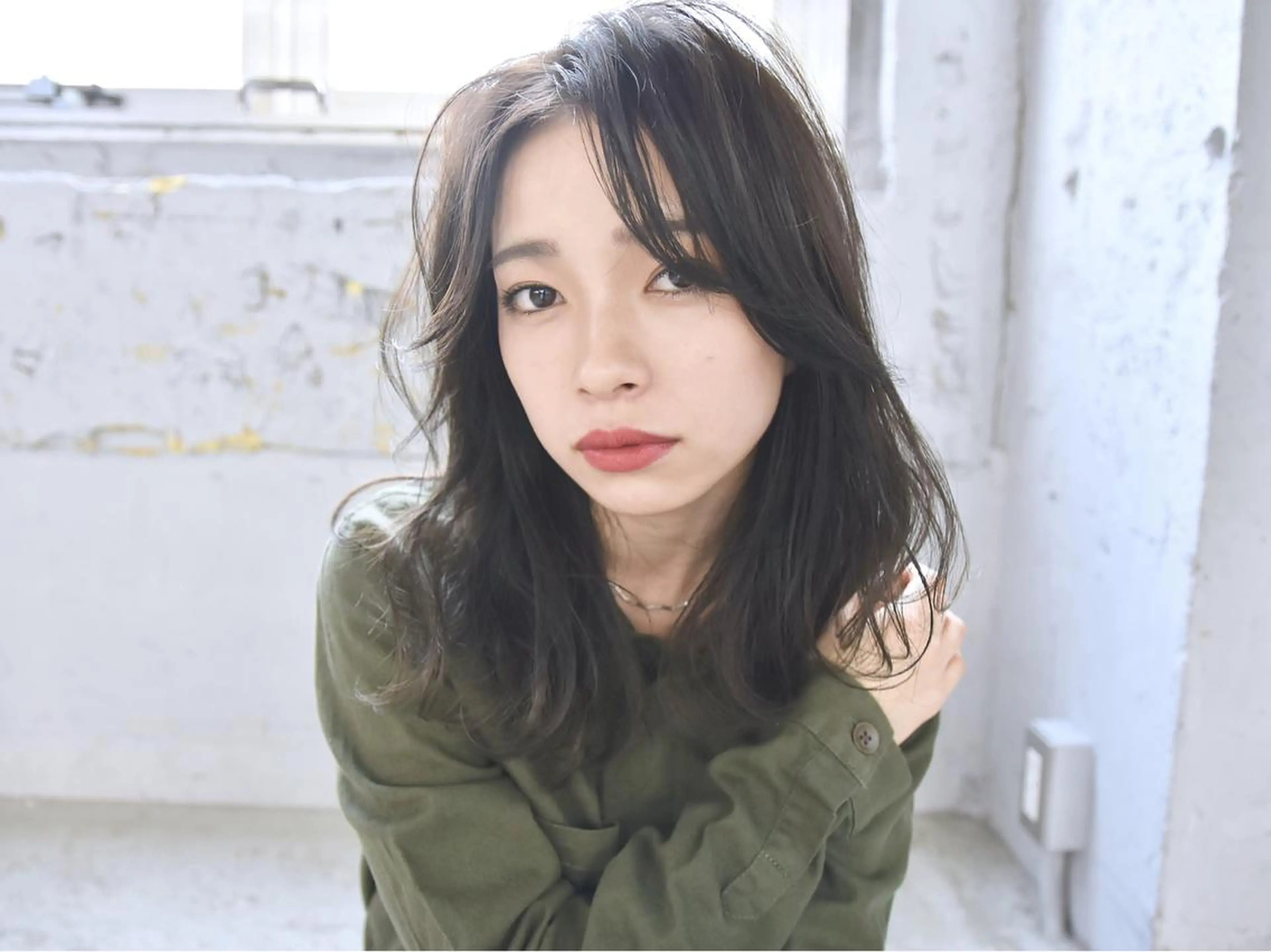 セミロング Trip 大名🌟 ブリーチなしカラーのヘアスタイル