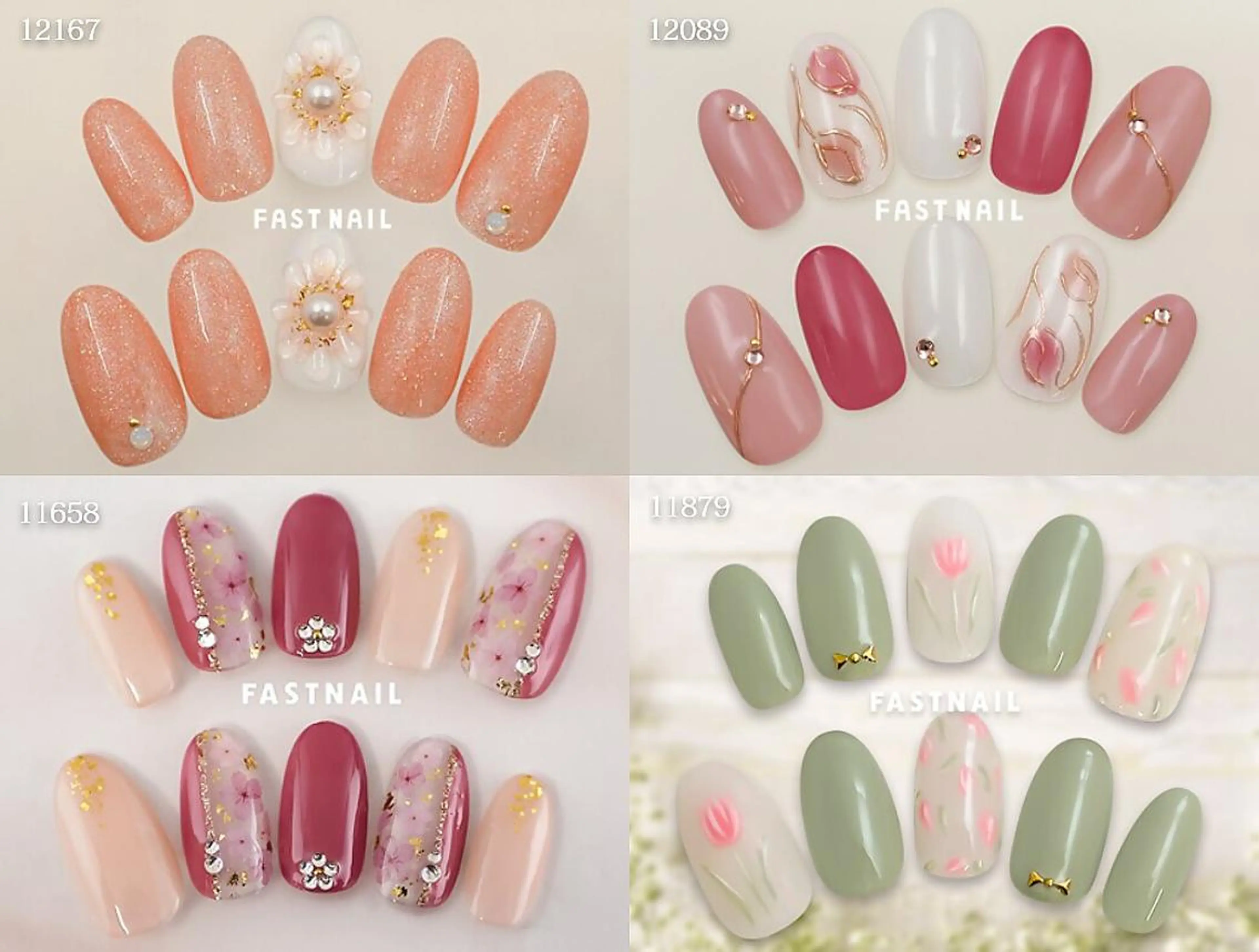ネイル フラワーネイル ジェルネイル ニュアンスネイル パラジェル 春ネイル FASTNAIL 立川店のネイルデザイン