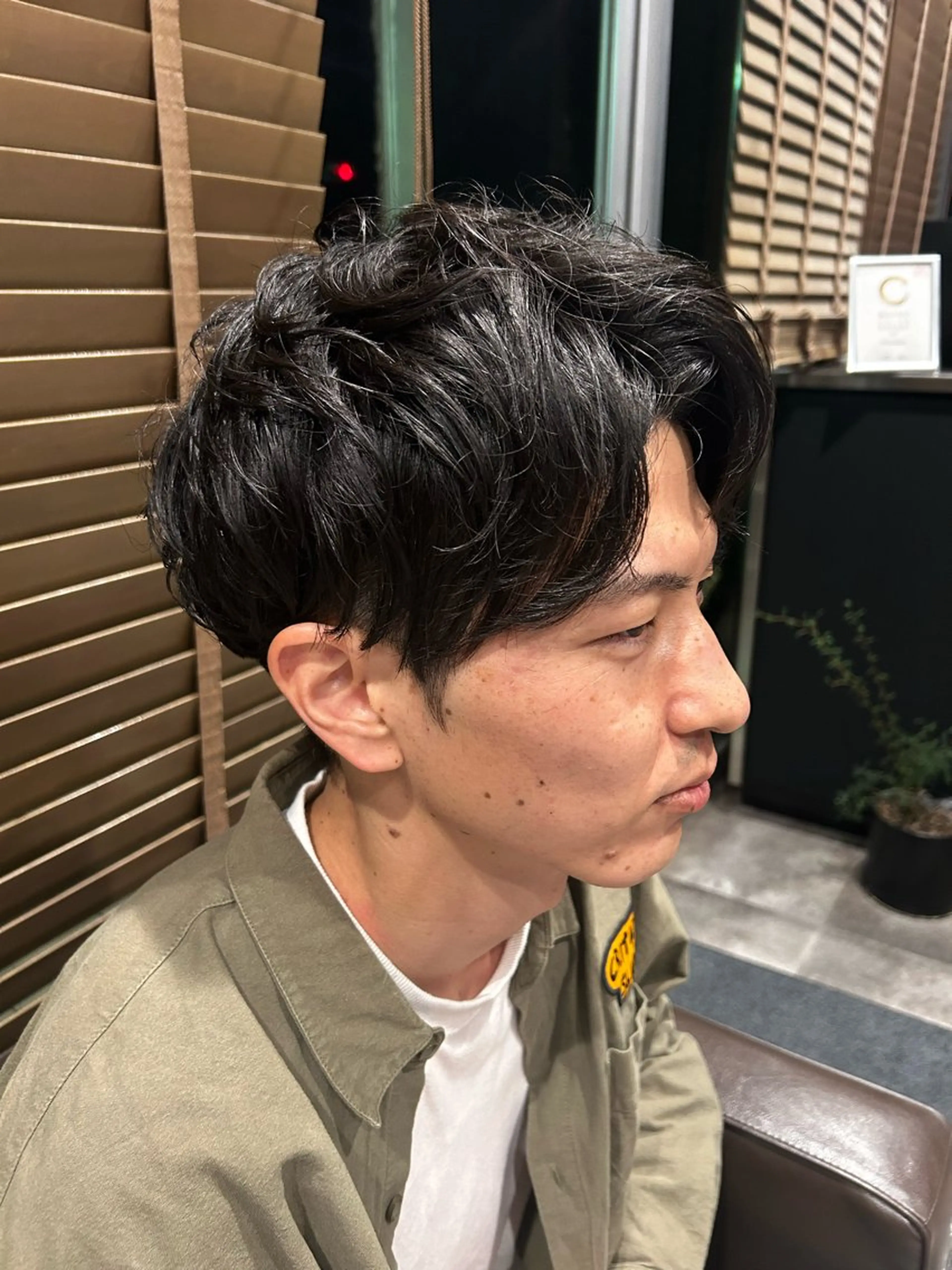 パーマ メンズ 永縄 ゆい真のヘアスタイル