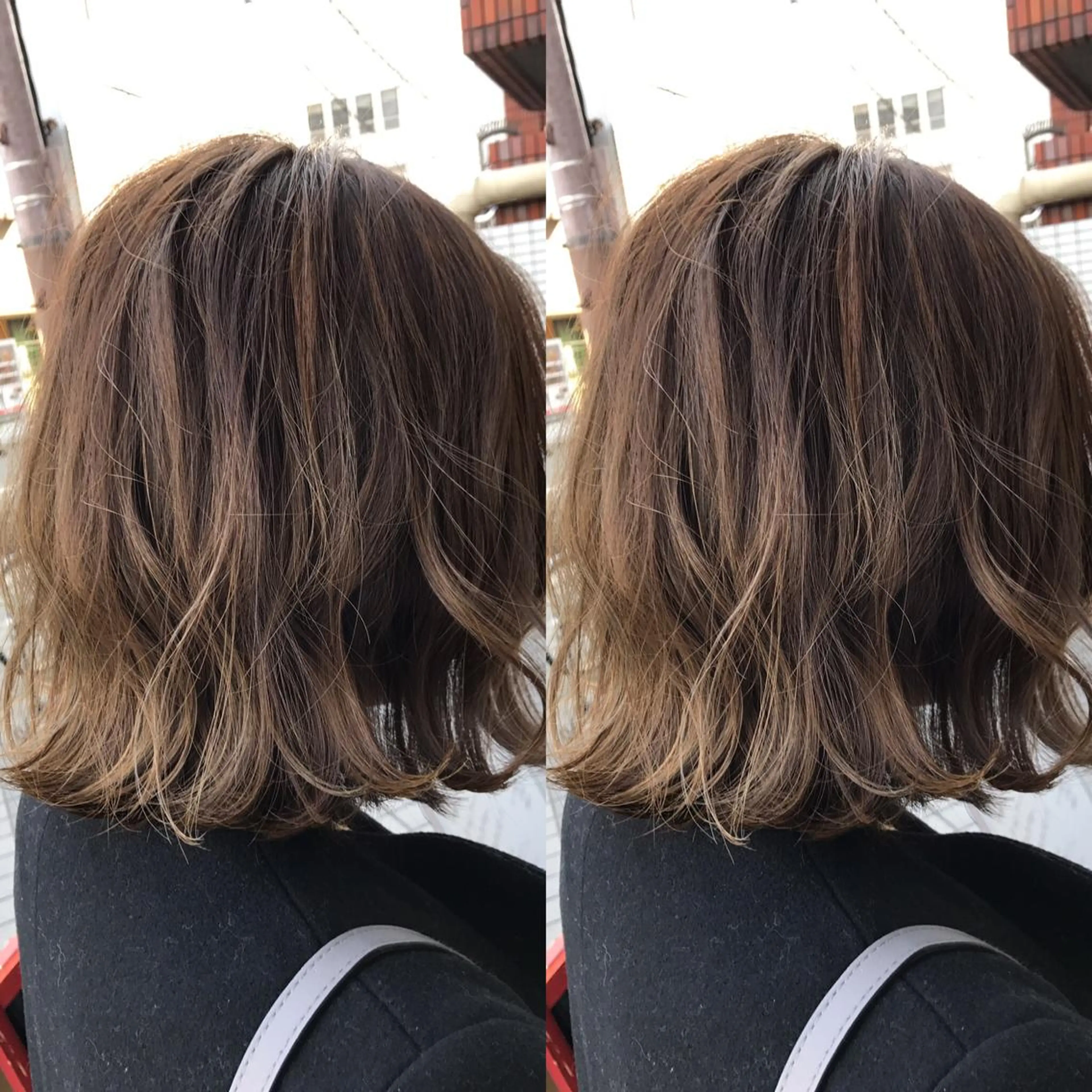 ミディアム カラー パーマ ヘアアレンジ メンズ マツエク・マツパ メンズバレイヤージュ アッシュ バレイヤージュ ベージュカラー レイヤーカット uno pulir所属・トップスタイリスト 永尾拓也のその他イメージ