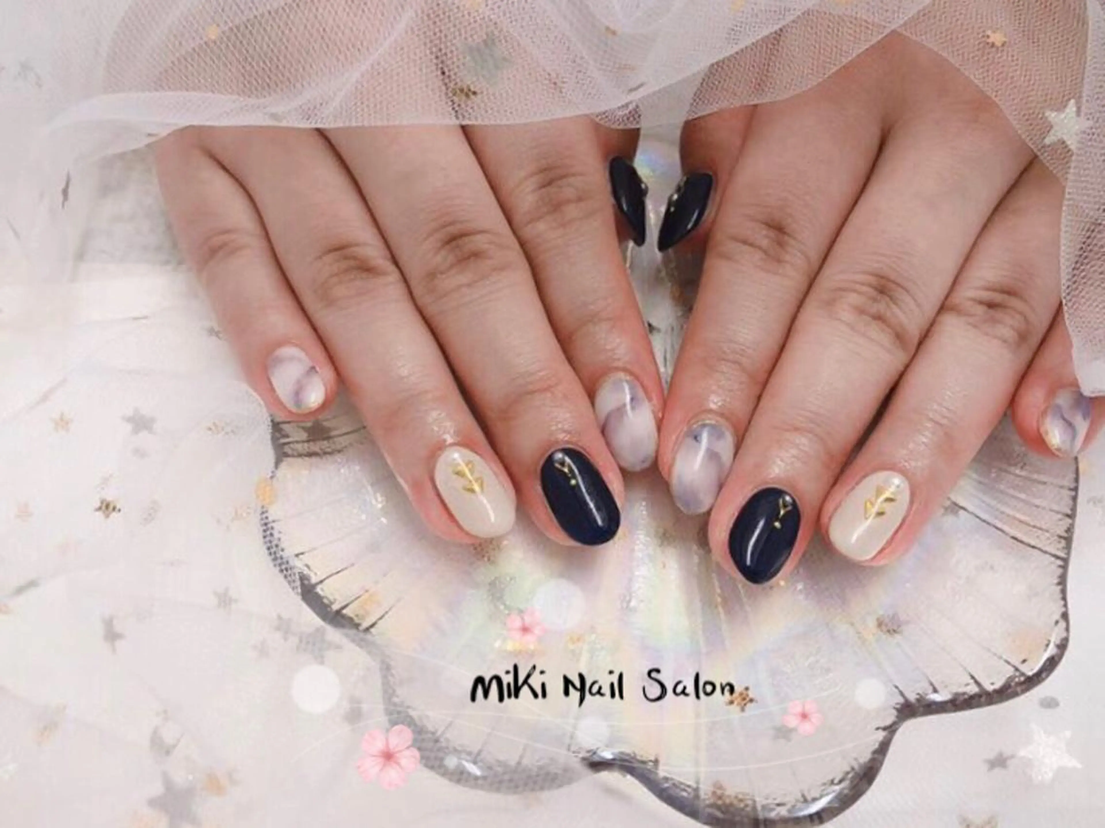 ネイル MiKi Nai池袋 長さだし得意のネイルデザイン