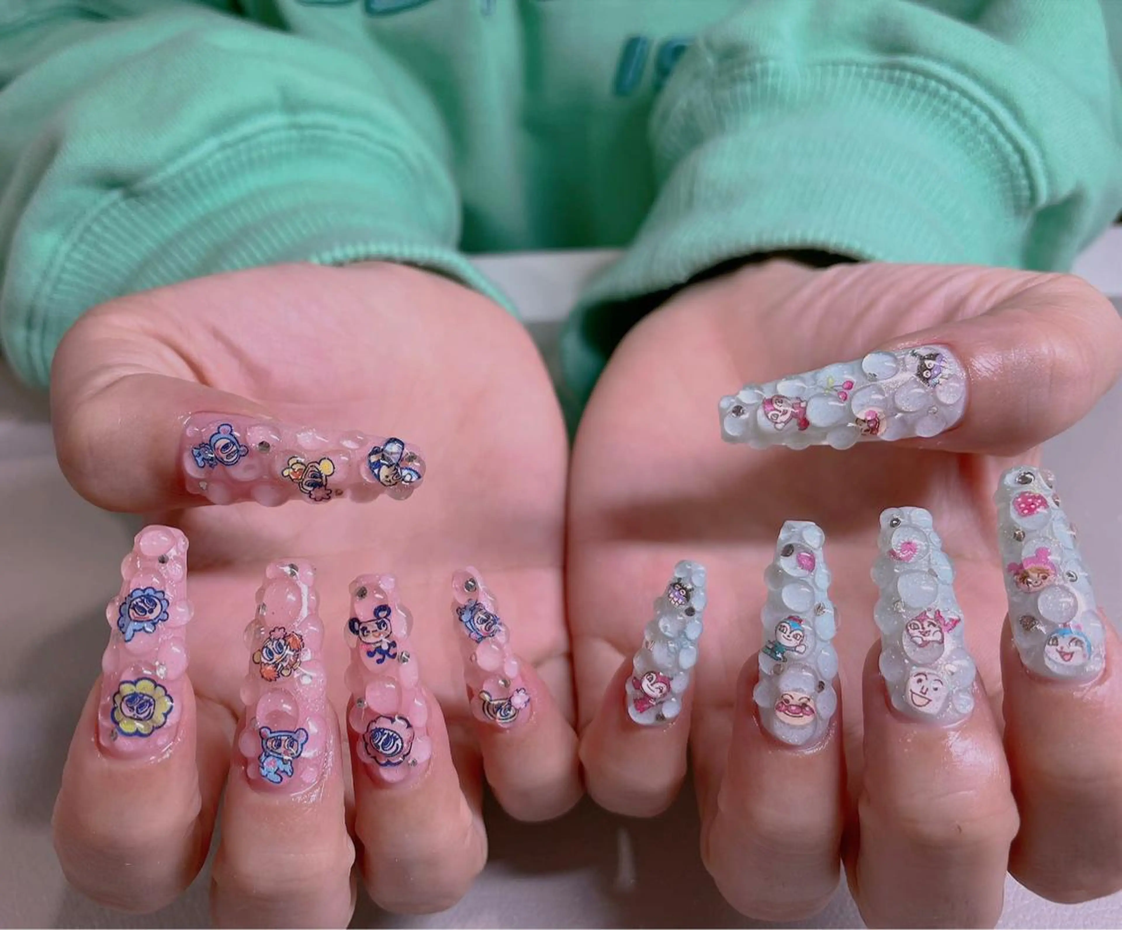 ネイル クリアネイル 長さだし専門店 M2　rikaのネイルデザイン