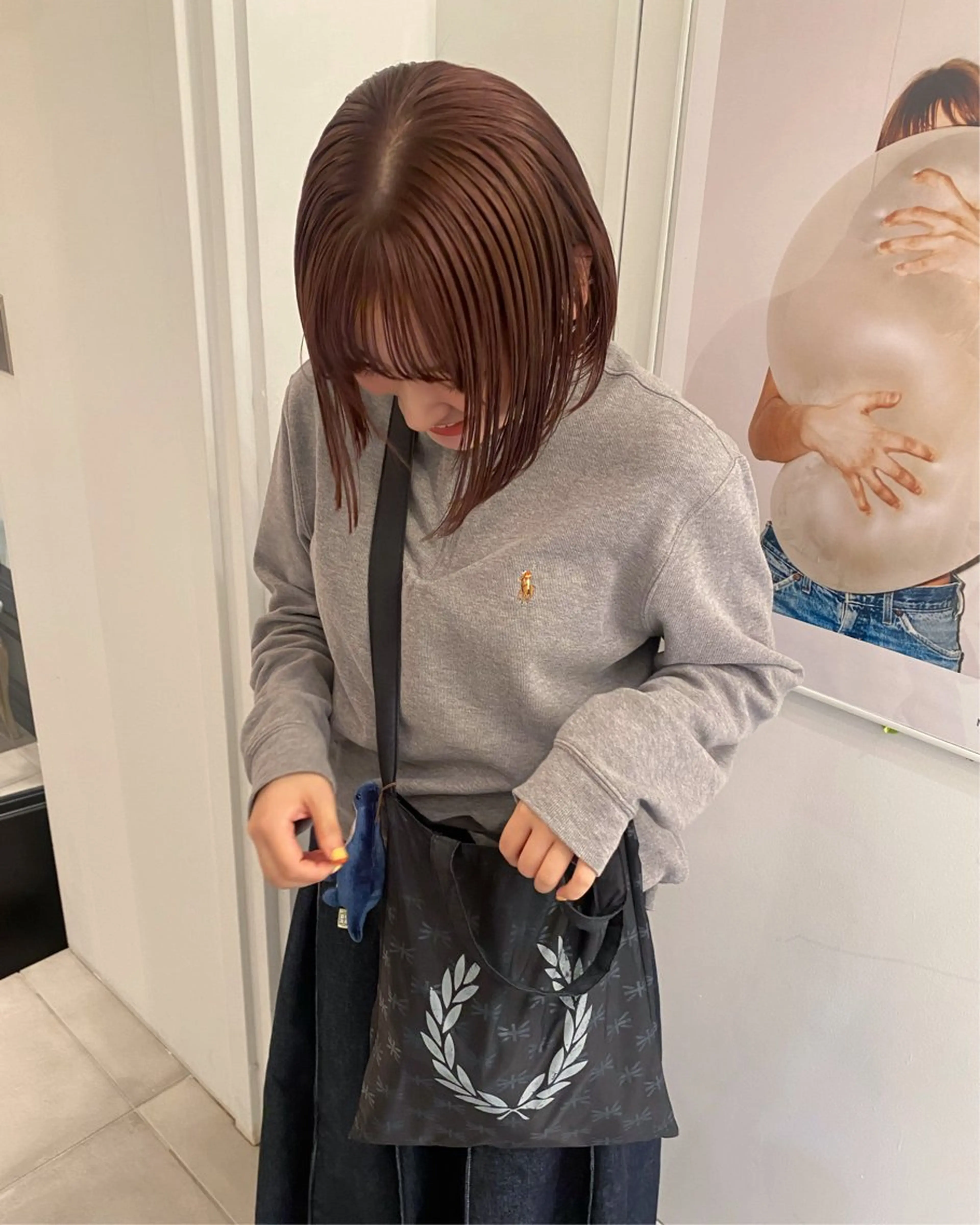 ショート カラー カット riria/ボブ /ブラウンカラー🎀のヘアスタイル