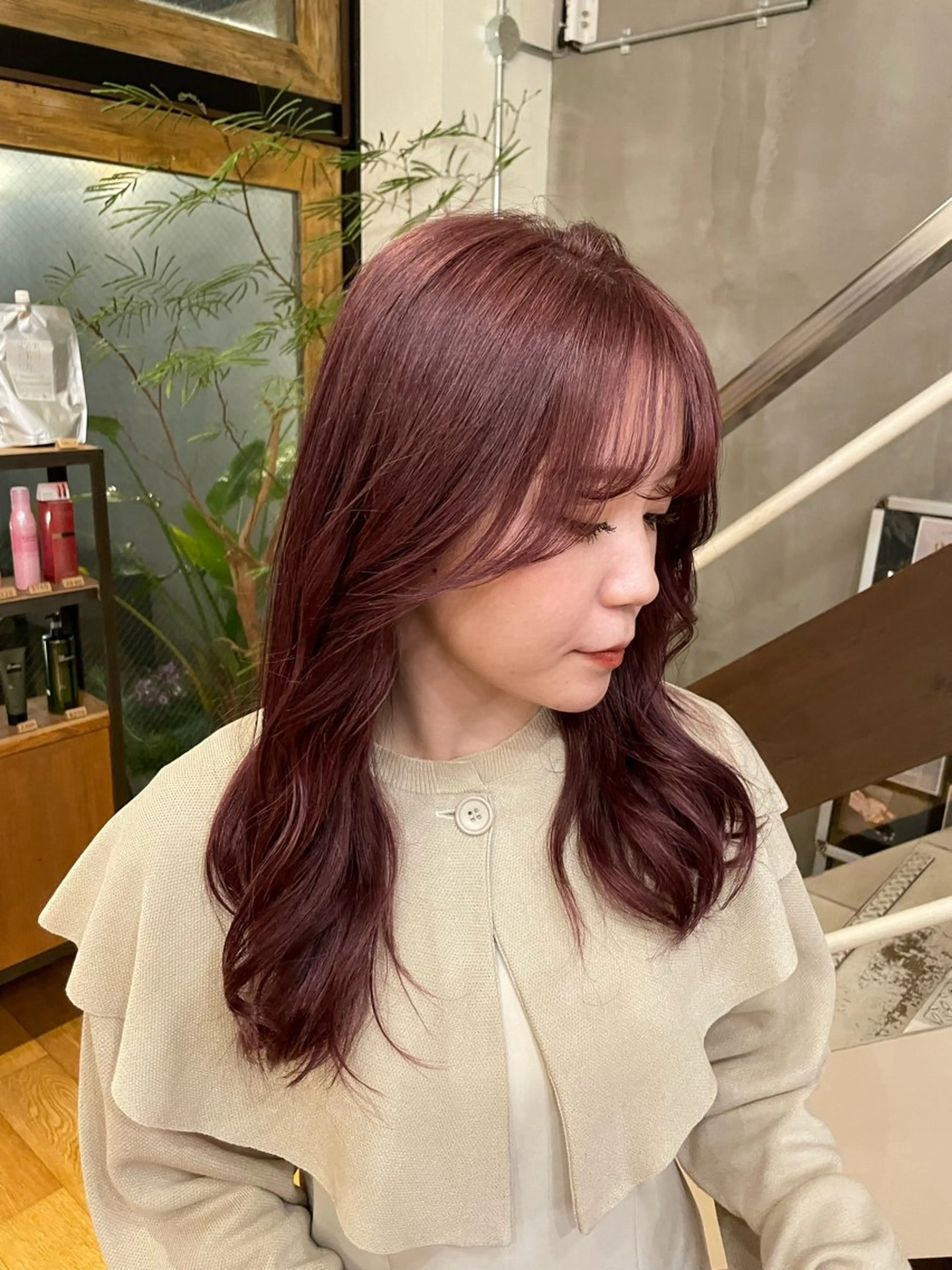 ミディアム mashu北堀江店所属・似合わせカラー/ 堀江美容室/レミ🎀のヘアスタイル