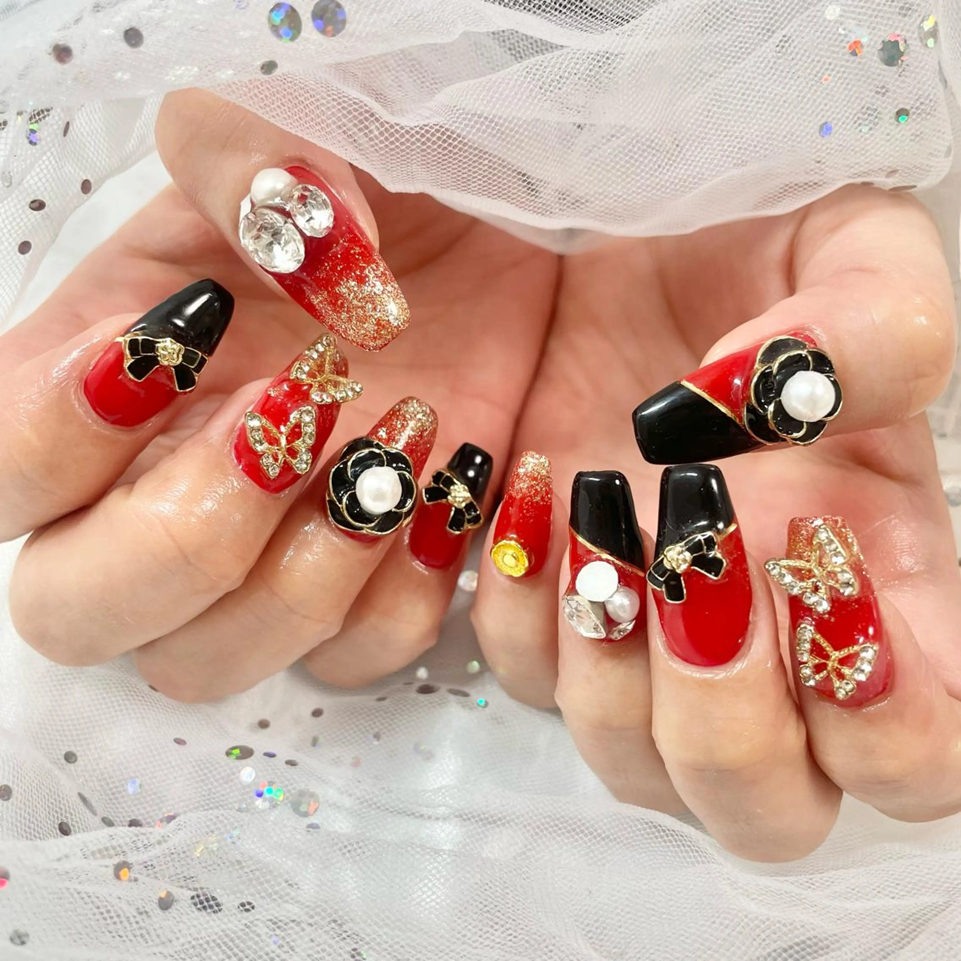 ネイル ハンドネイル フットネイル 🎀AYAKO 🎀中韓ネイルのネイルデザイン