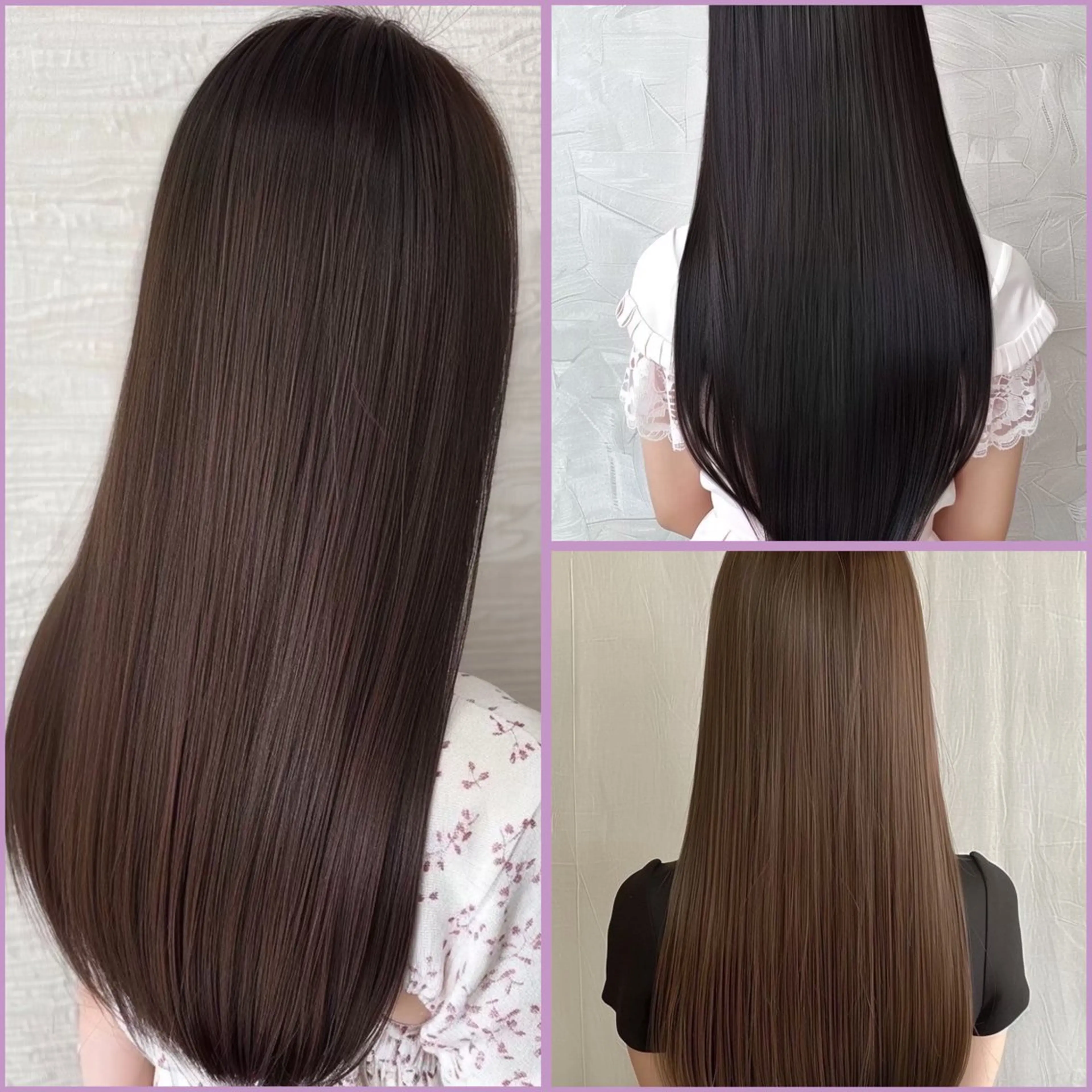 ロング 盛れる顔まわり🎀 縮毛矯正💐羽村勇樹のヘアスタイル