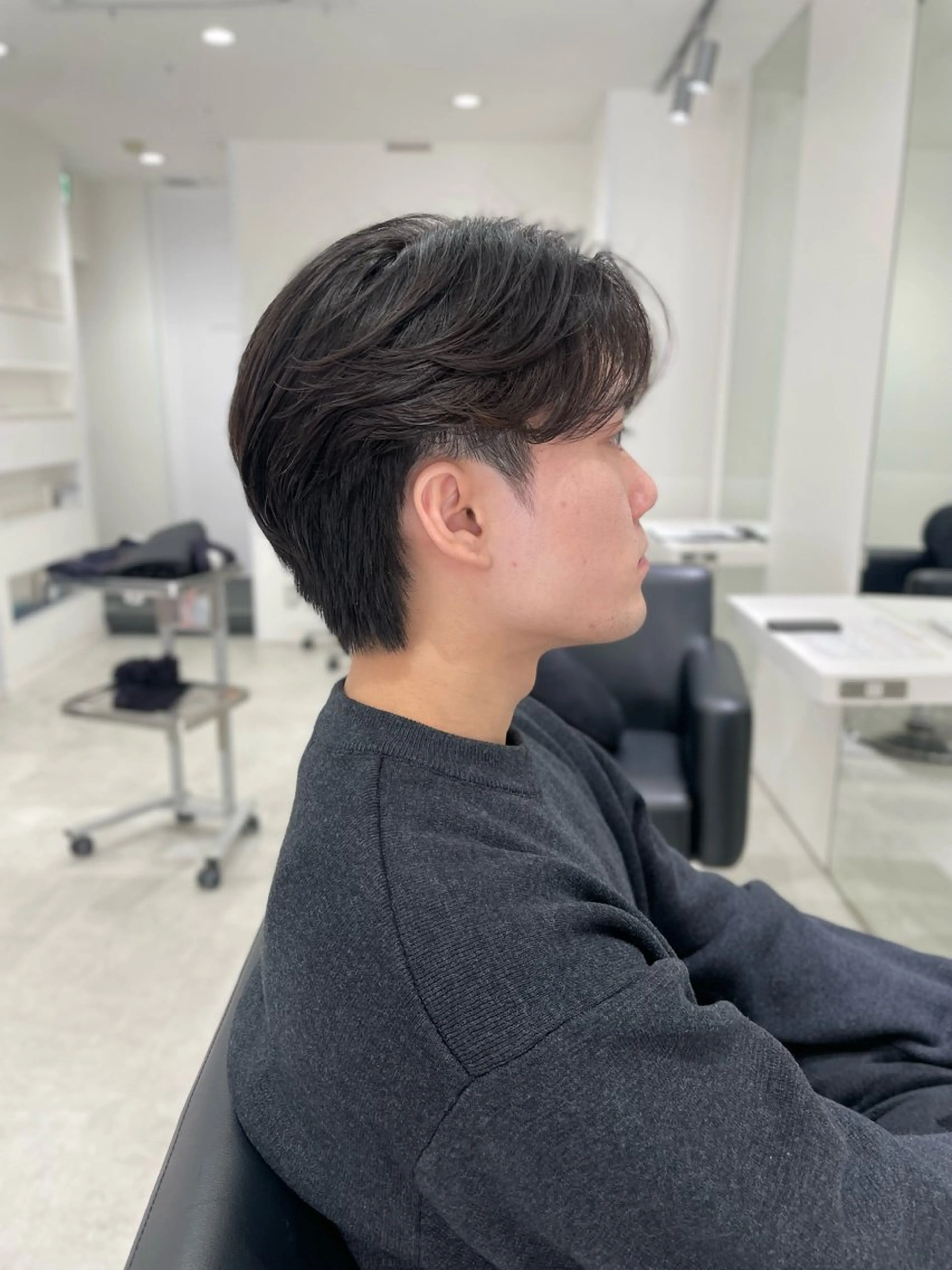 ショート メンズ カット パーマ トリートメント ヘアセット NORME/ 東泊　龍希のヘアスタイル